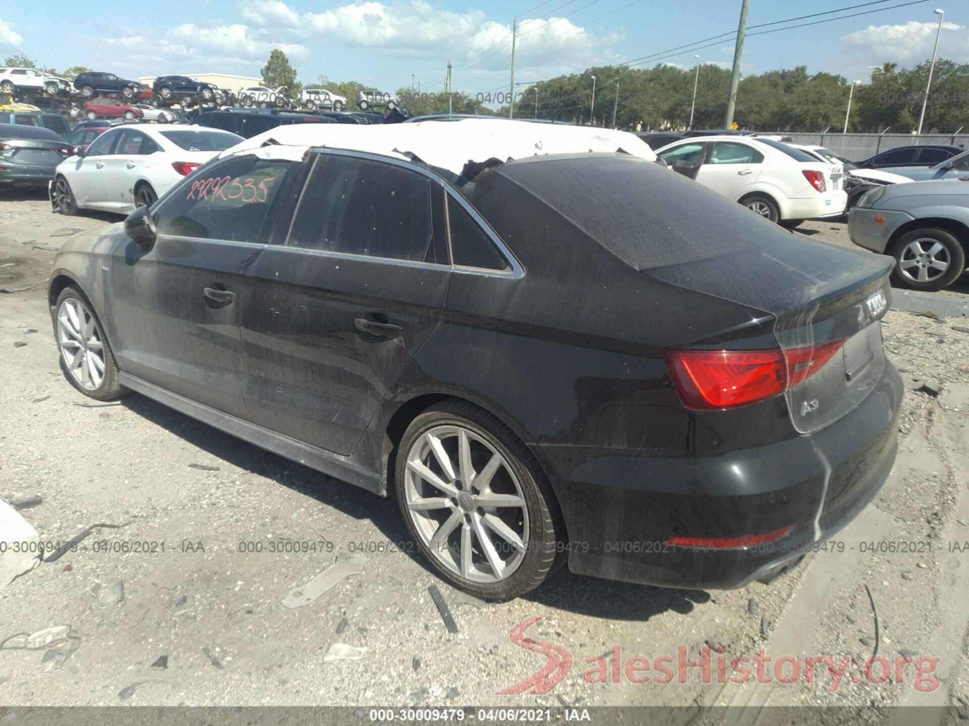 WAUG7GFF1G1036067 2016 AUDI A3