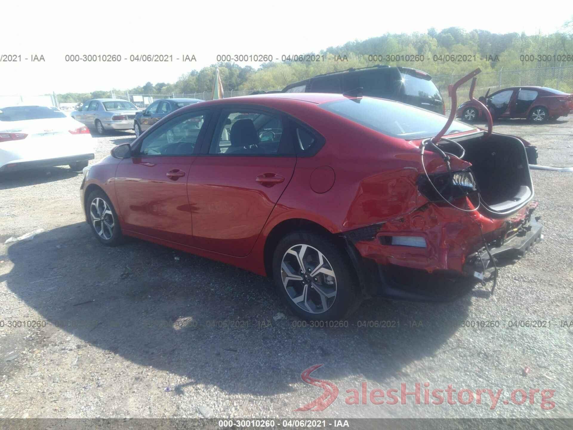 3KPF24AD8LE257187 2020 KIA FORTE