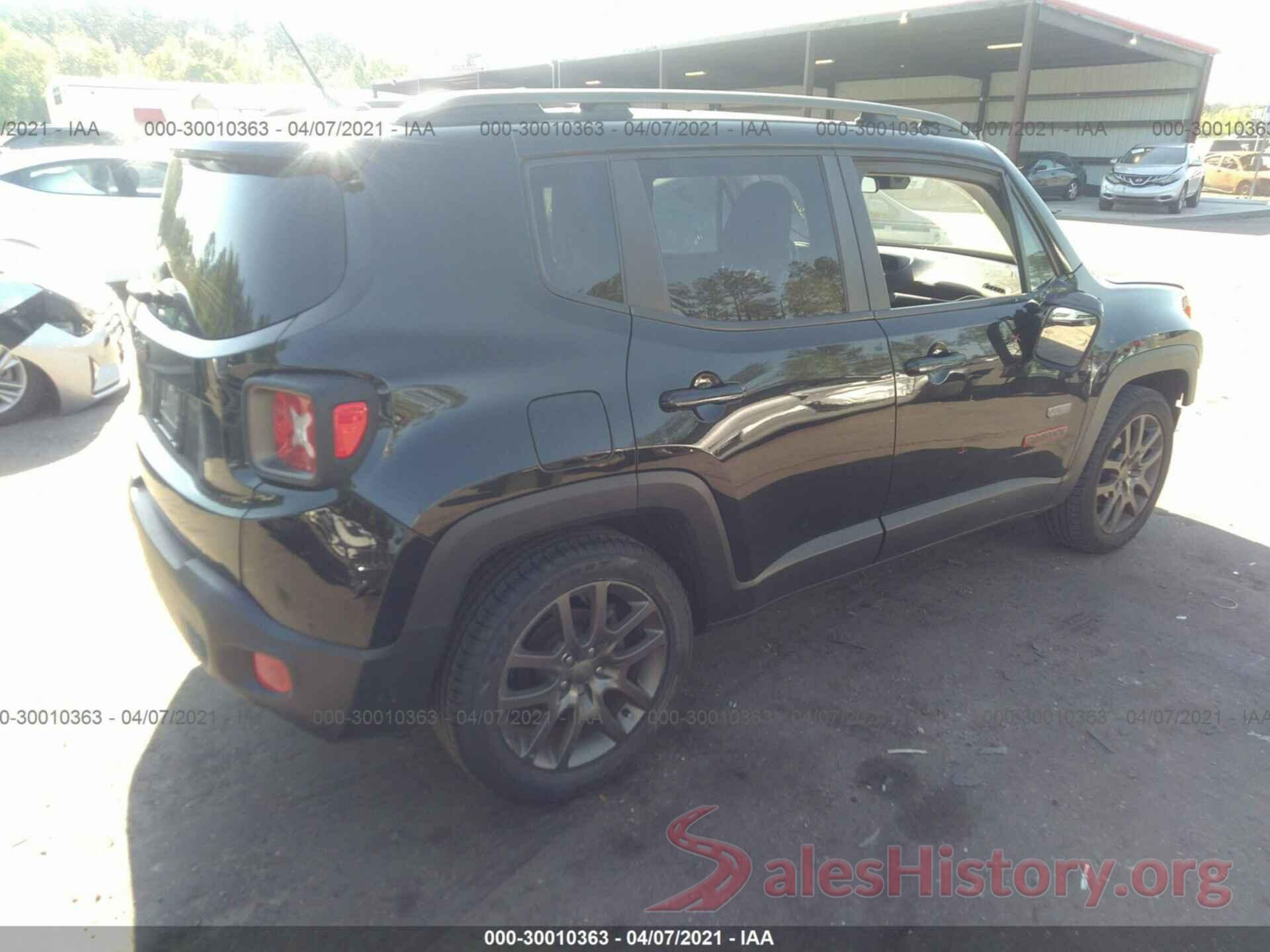 ZACCJABT3GPE31492 2016 JEEP RENEGADE