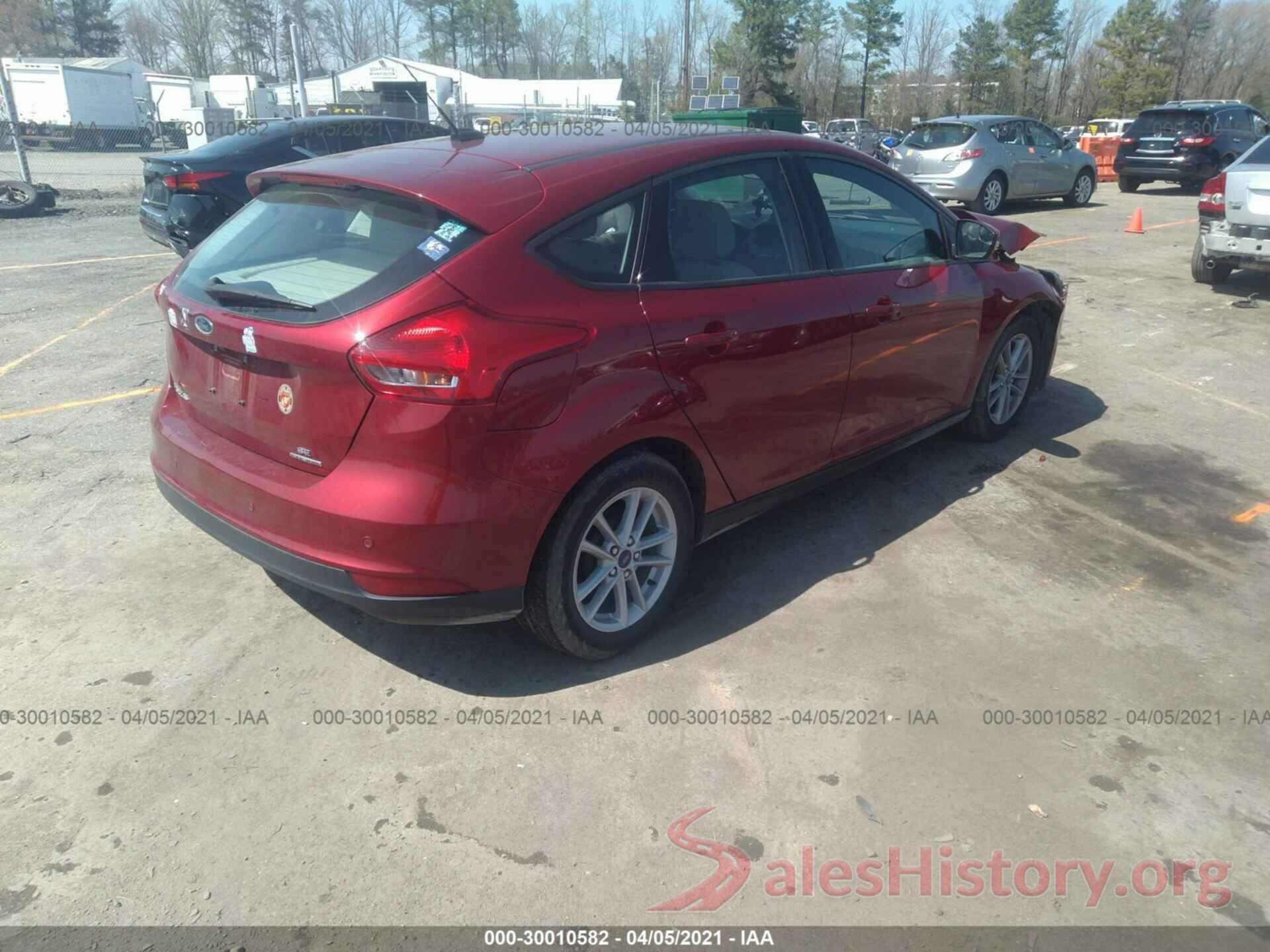 1FADP3K27GL402836 2016 FORD FOCUS