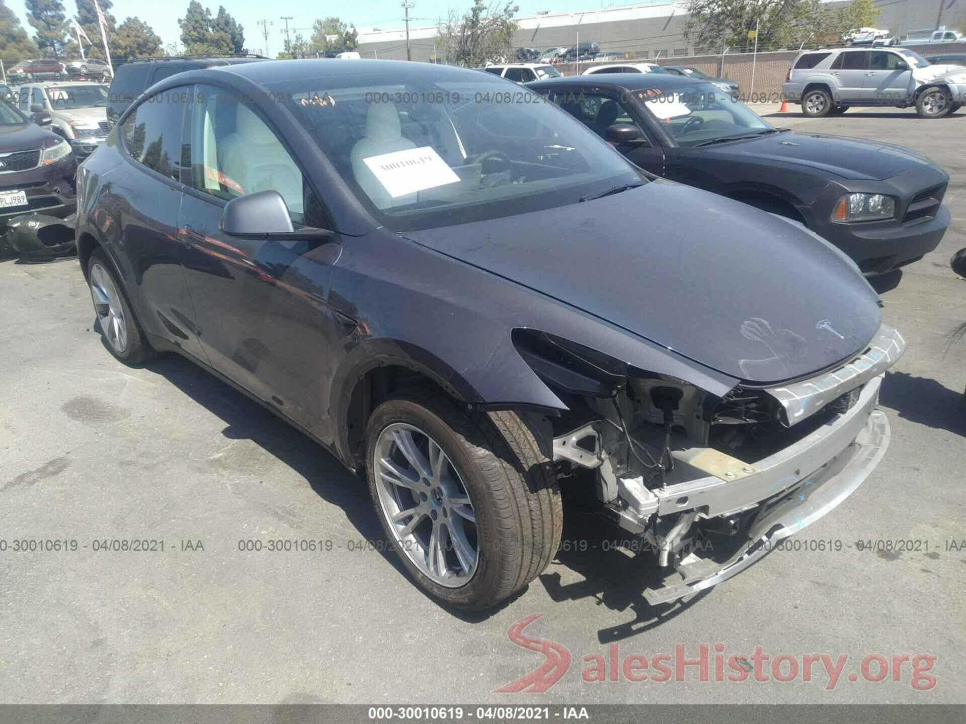 5YJYGDEE5MF098525 2021 TESLA MODEL Y