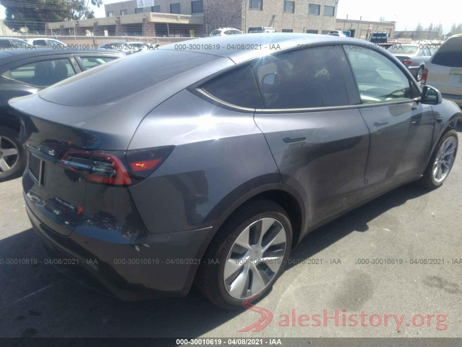 5YJYGDEE5MF098525 2021 TESLA MODEL Y