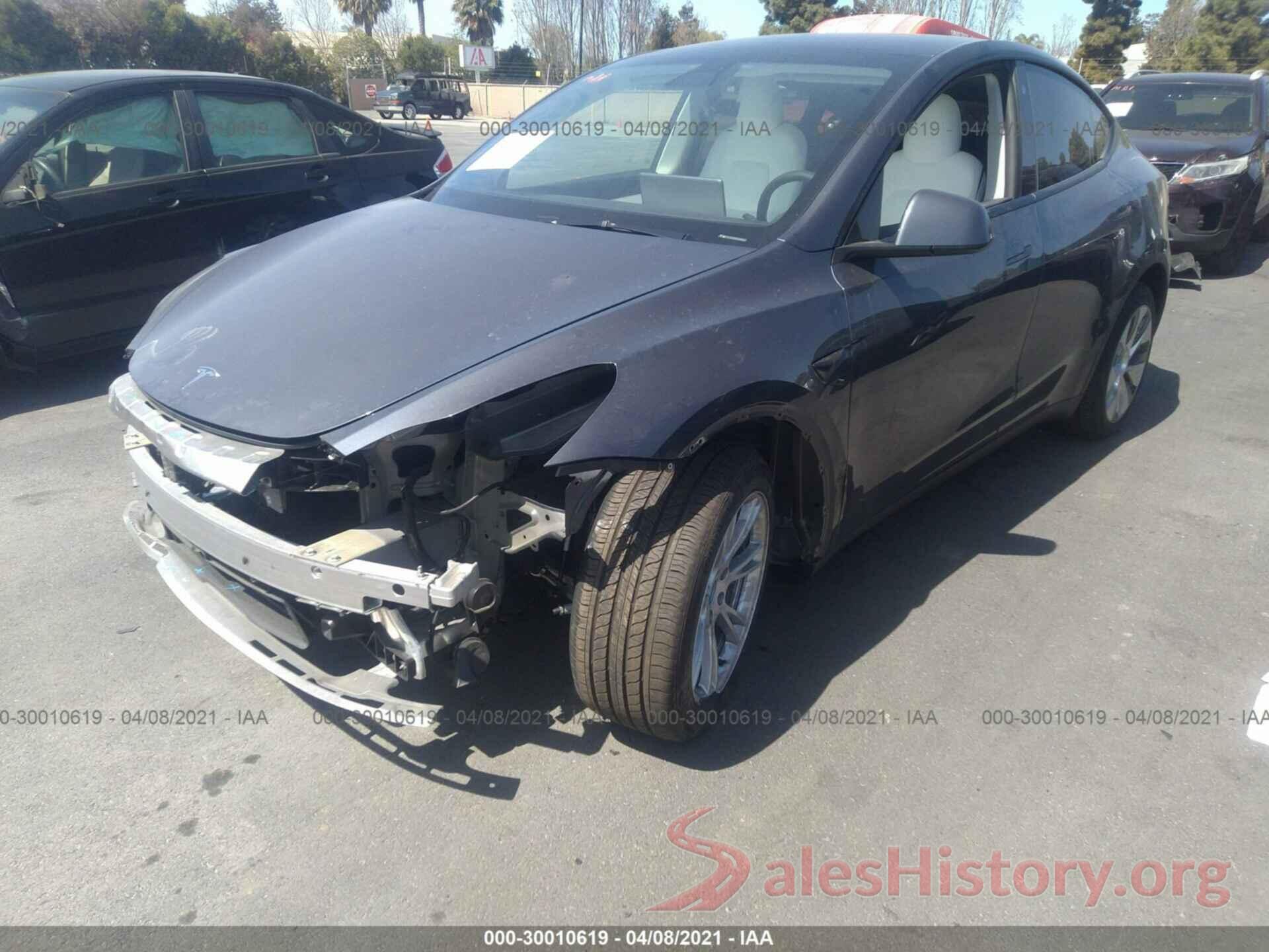 5YJYGDEE5MF098525 2021 TESLA MODEL Y