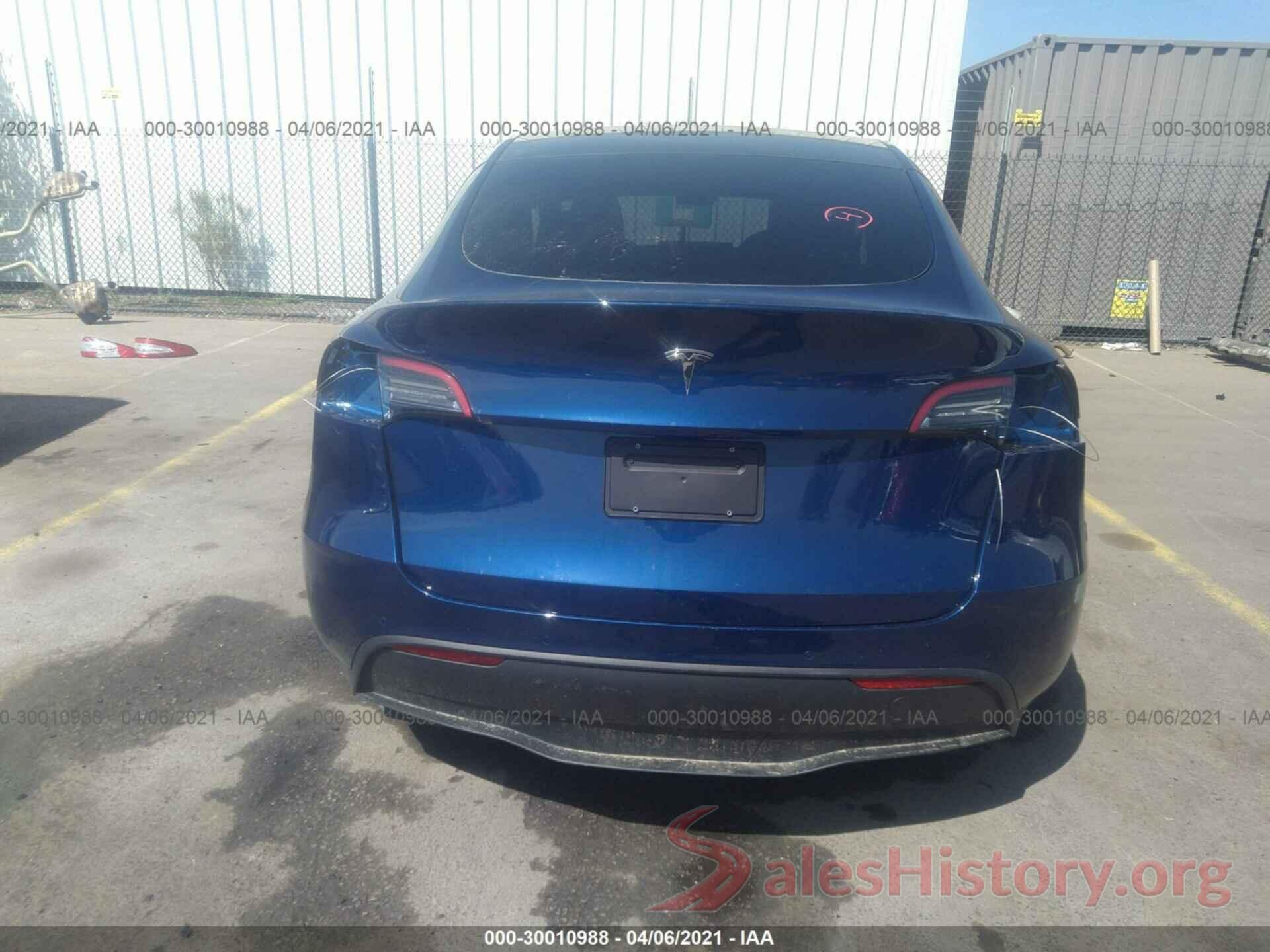 5YJYGDED3MF112980 2021 TESLA MODEL Y