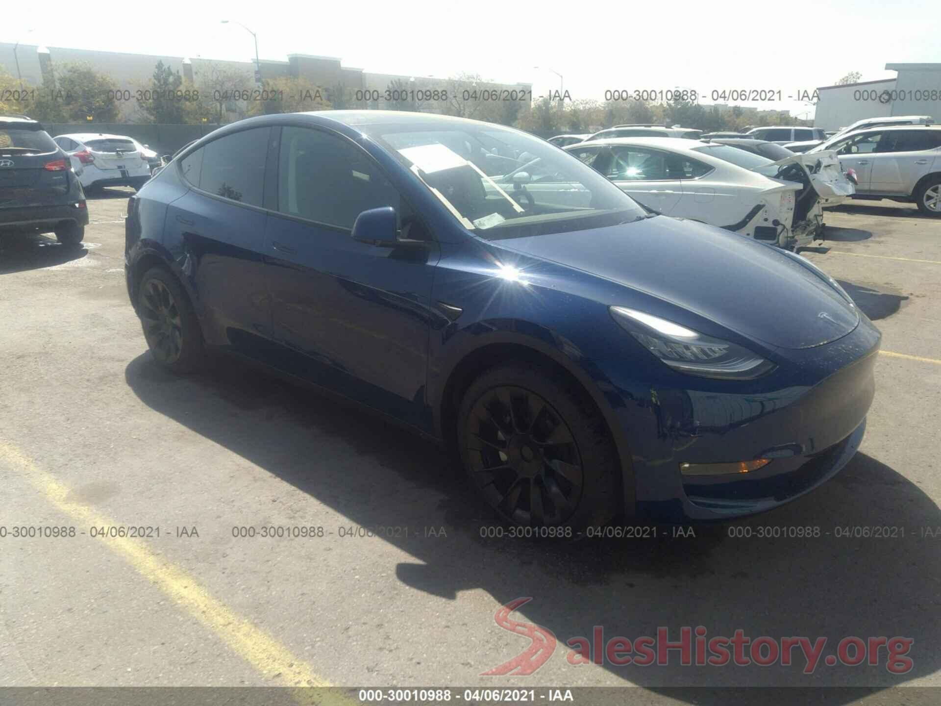 5YJYGDED3MF112980 2021 TESLA MODEL Y