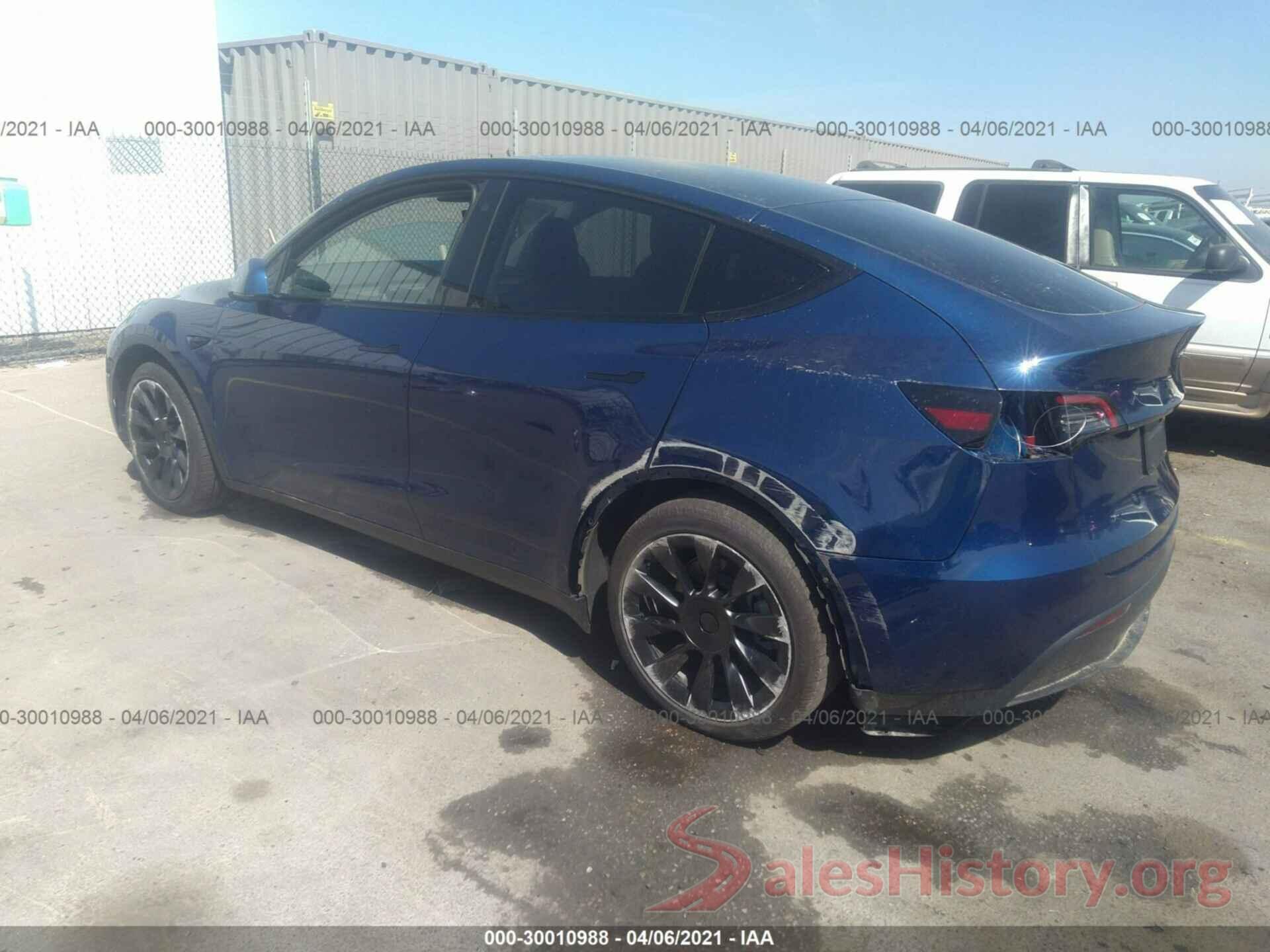 5YJYGDED3MF112980 2021 TESLA MODEL Y