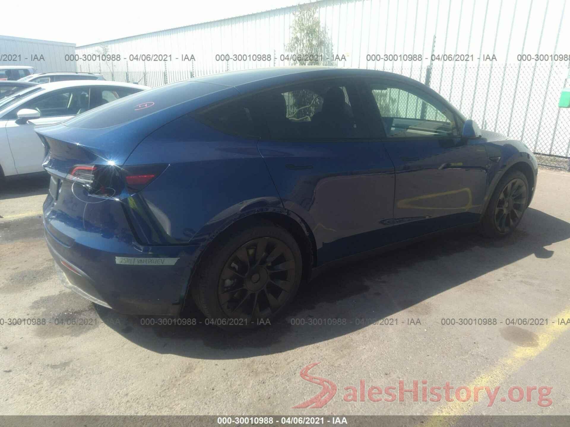 5YJYGDED3MF112980 2021 TESLA MODEL Y