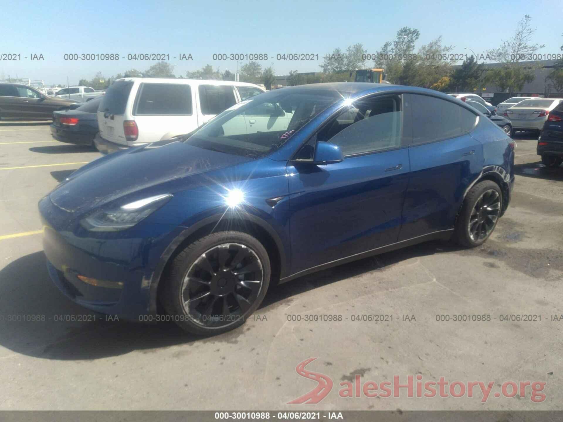 5YJYGDED3MF112980 2021 TESLA MODEL Y