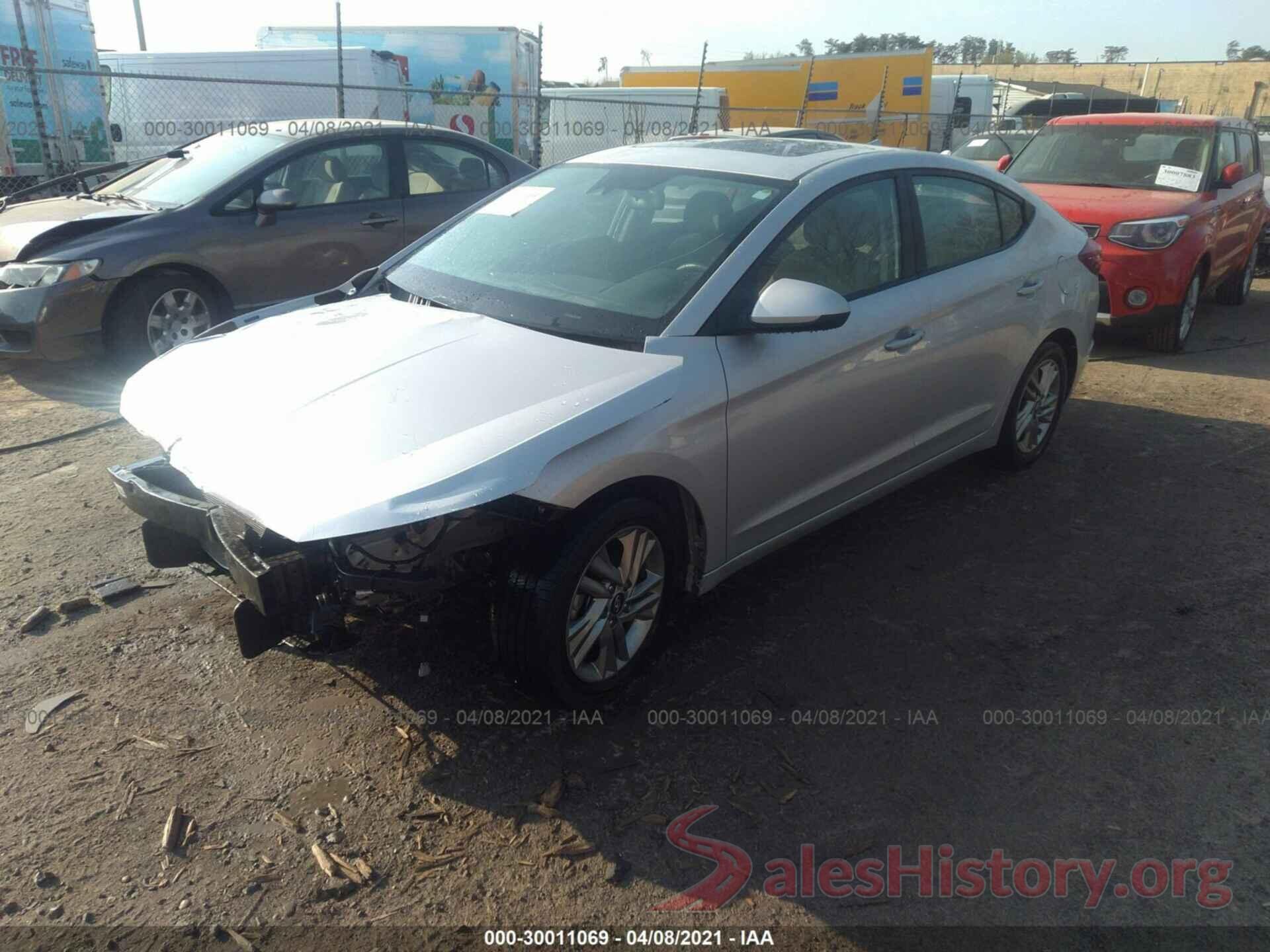 5NPD84LF0LH529960 2020 HYUNDAI ELANTRA