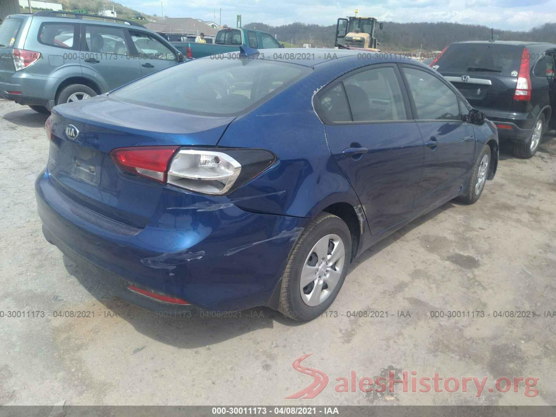 3KPFL4A74JE196134 2018 KIA FORTE