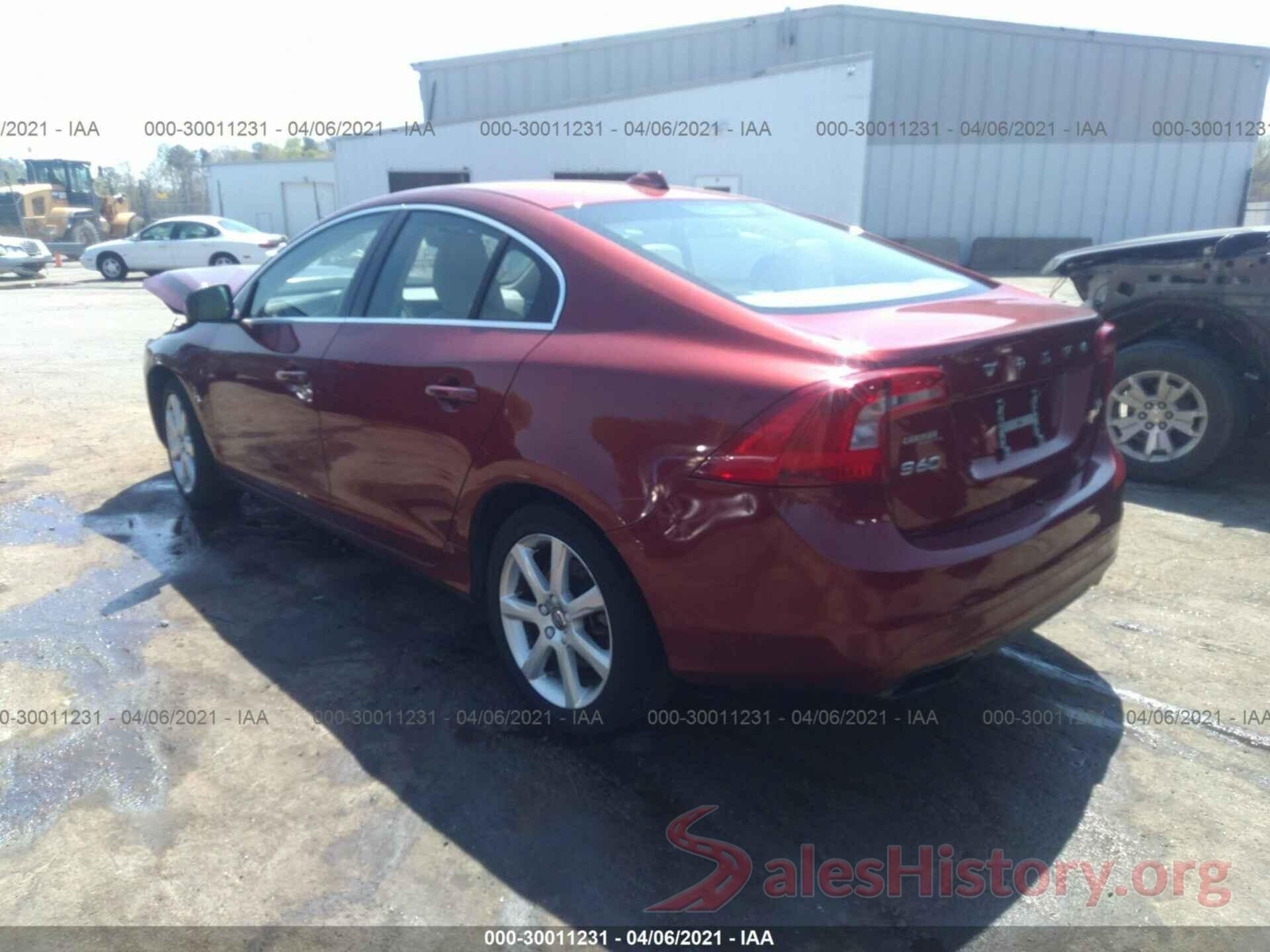 YV126MFK7G2391499 2016 VOLVO S60