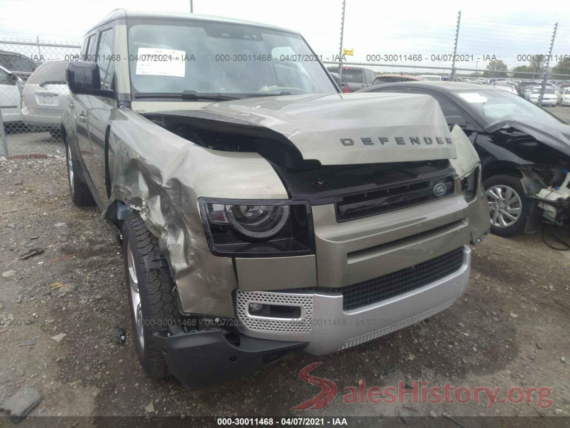 SALE1EEU8L2021062 2020 LAND ROVER DEFENDER