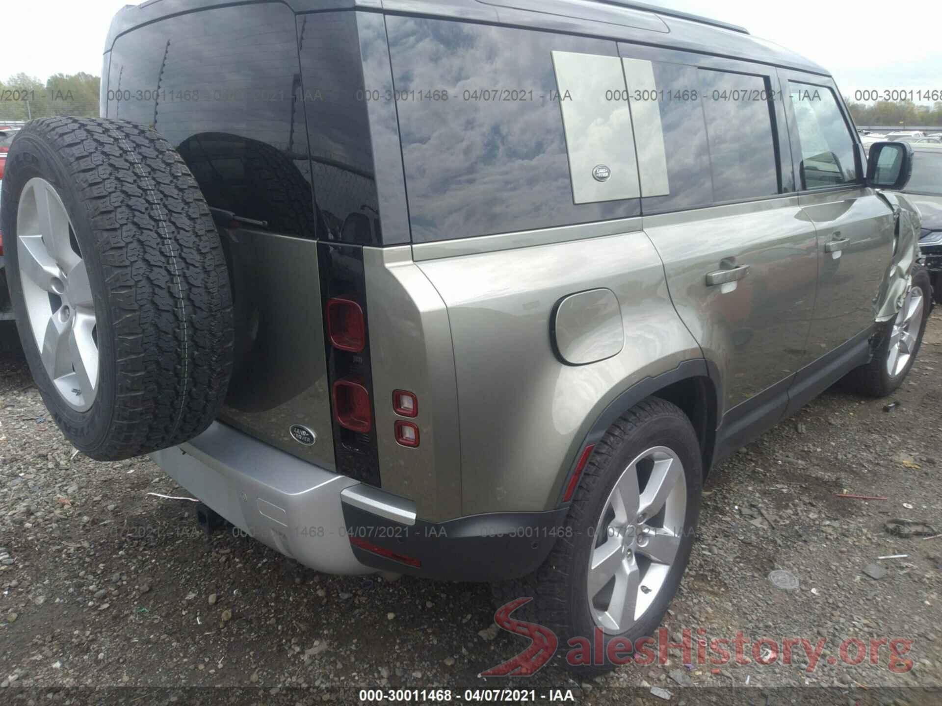 SALE1EEU8L2021062 2020 LAND ROVER DEFENDER