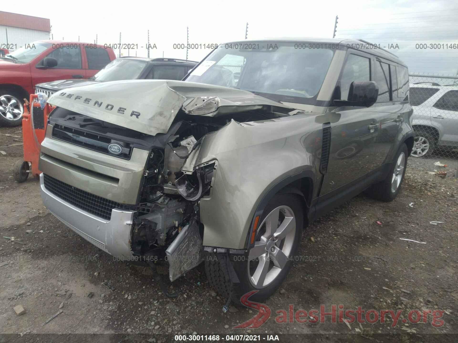 SALE1EEU8L2021062 2020 LAND ROVER DEFENDER