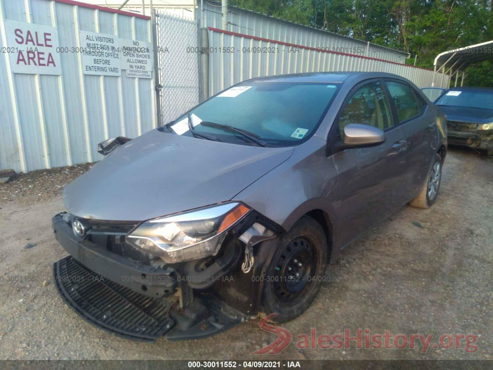 5YFBURHE2GP369413 2016 TOYOTA COROLLA