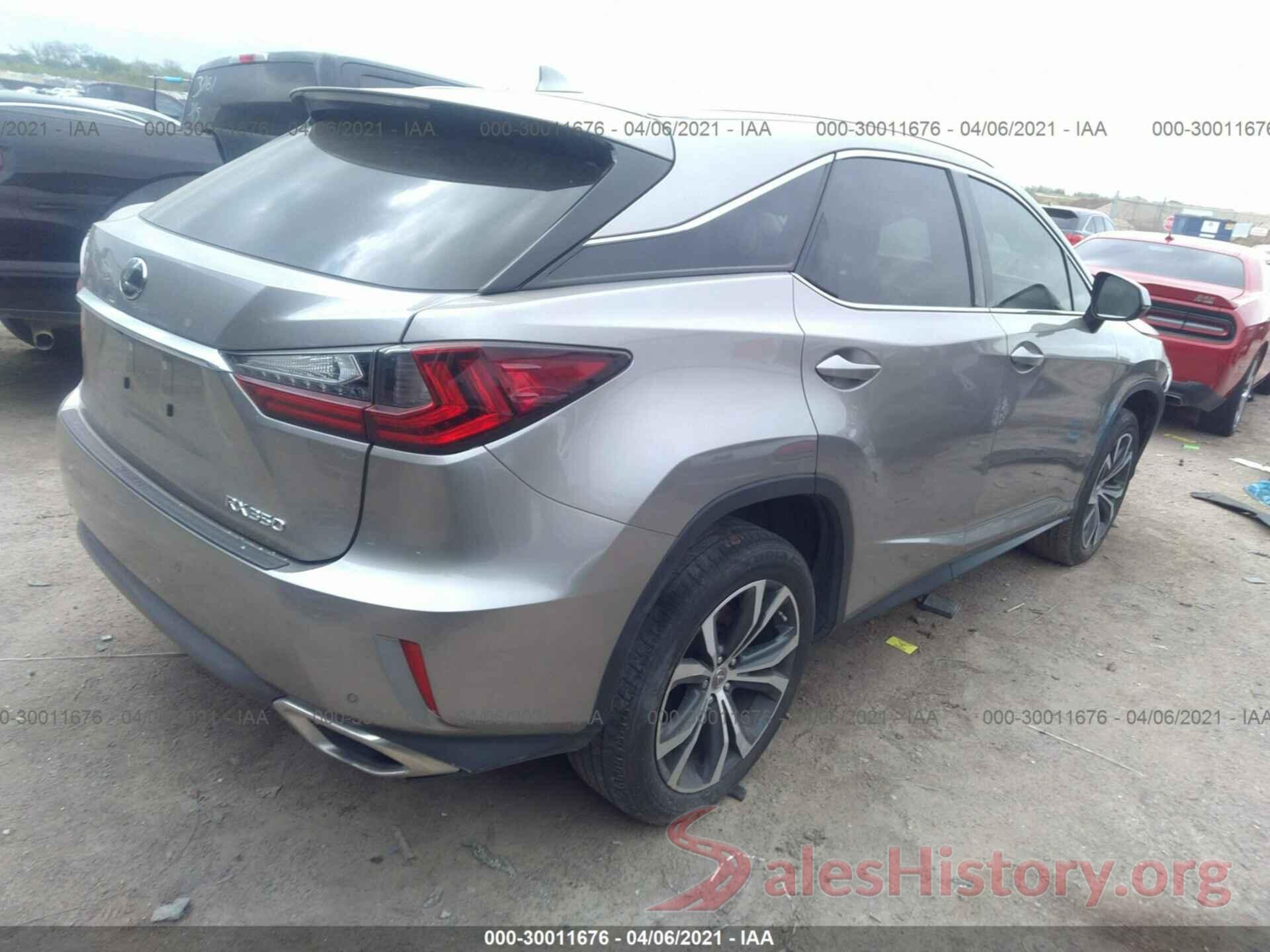 2T2ZZMCA4HC043357 2017 LEXUS RX