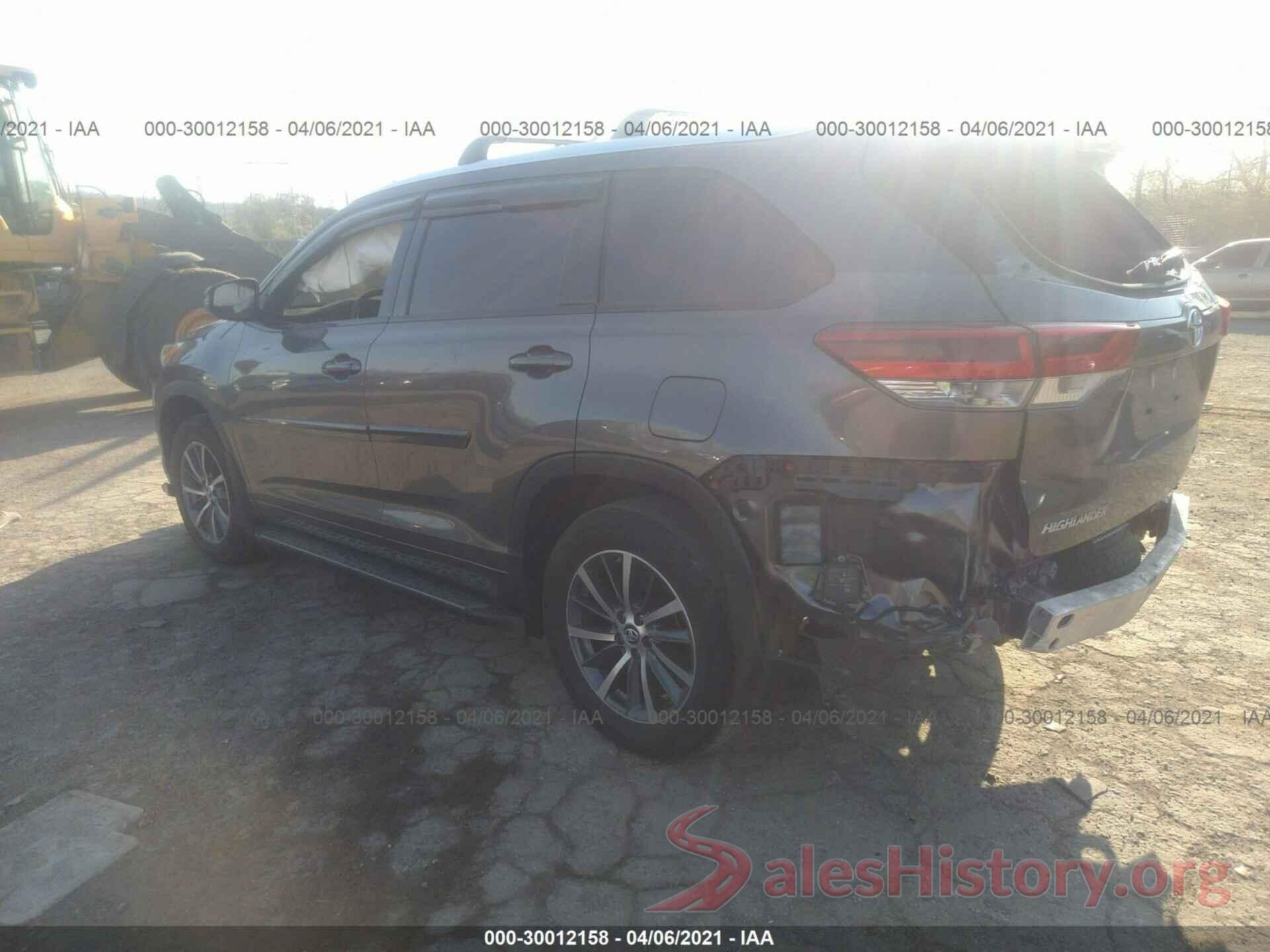 5TDJZRFH1HS472597 2017 TOYOTA HIGHLANDER