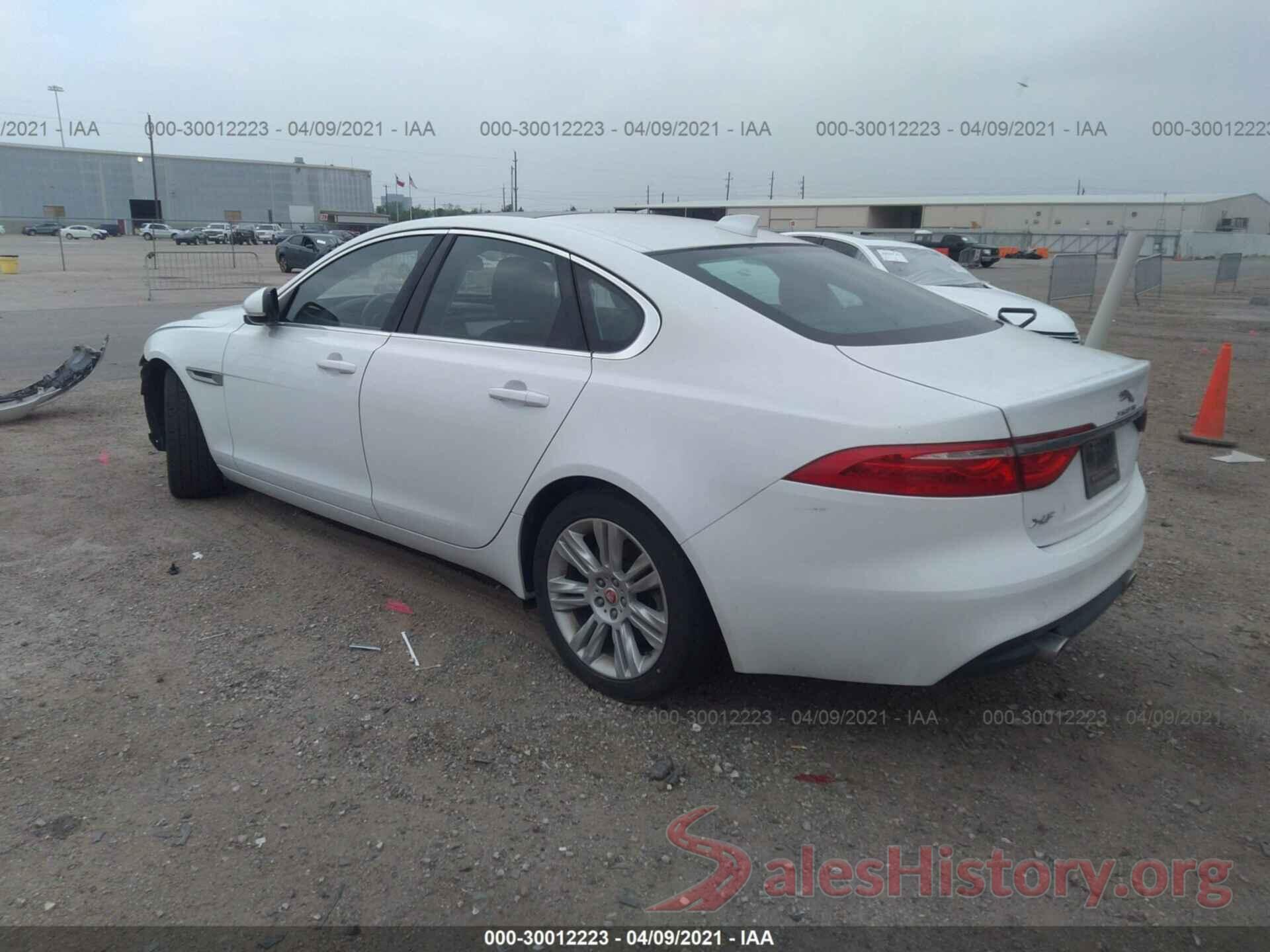 SAJBR4BVXHCY30172 2017 JAGUAR XF