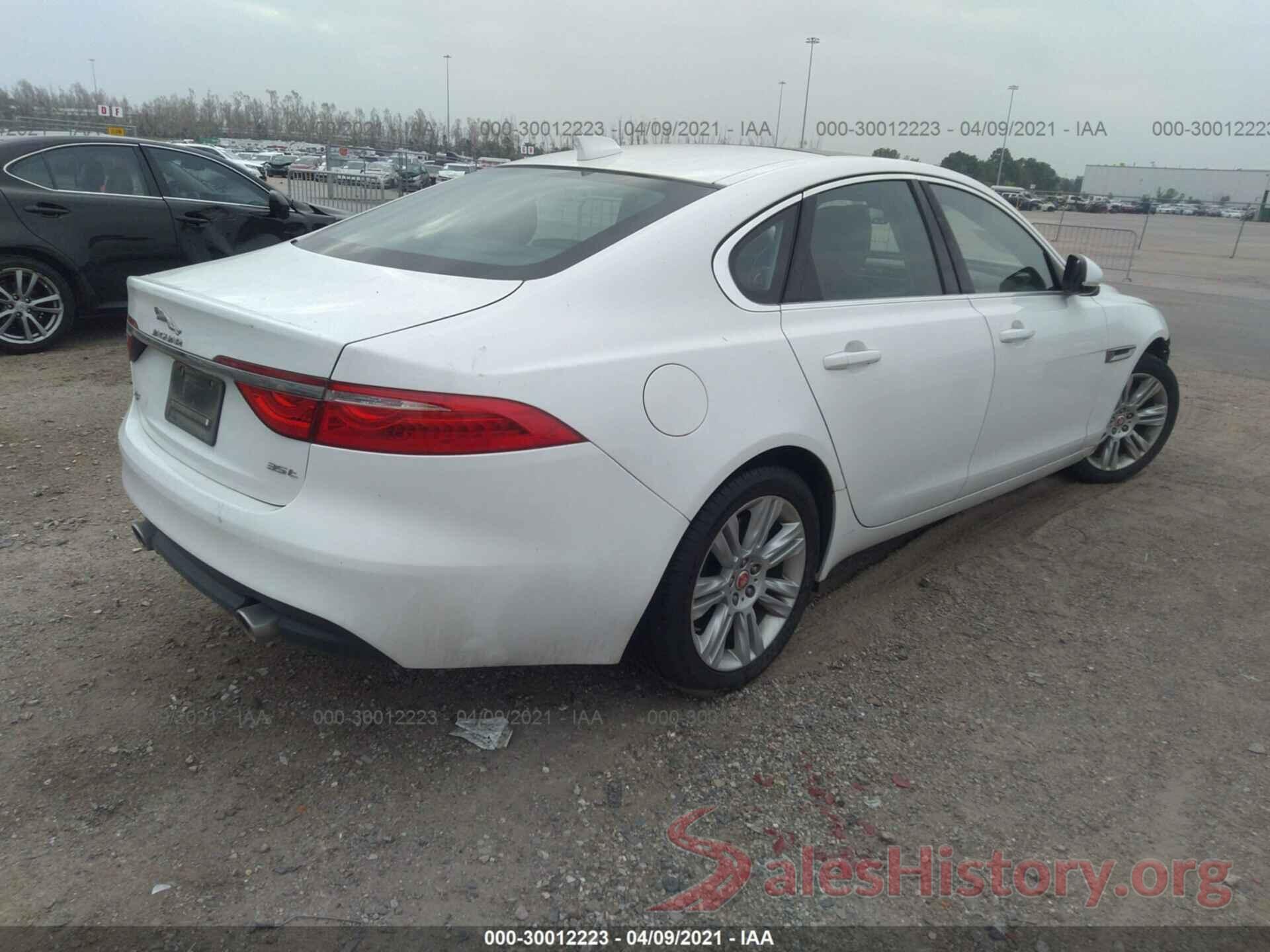 SAJBR4BVXHCY30172 2017 JAGUAR XF