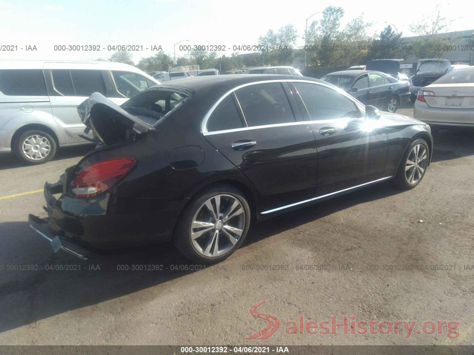 55SWF4JB4GU126680 2016 MERCEDES-BENZ C-CLASS