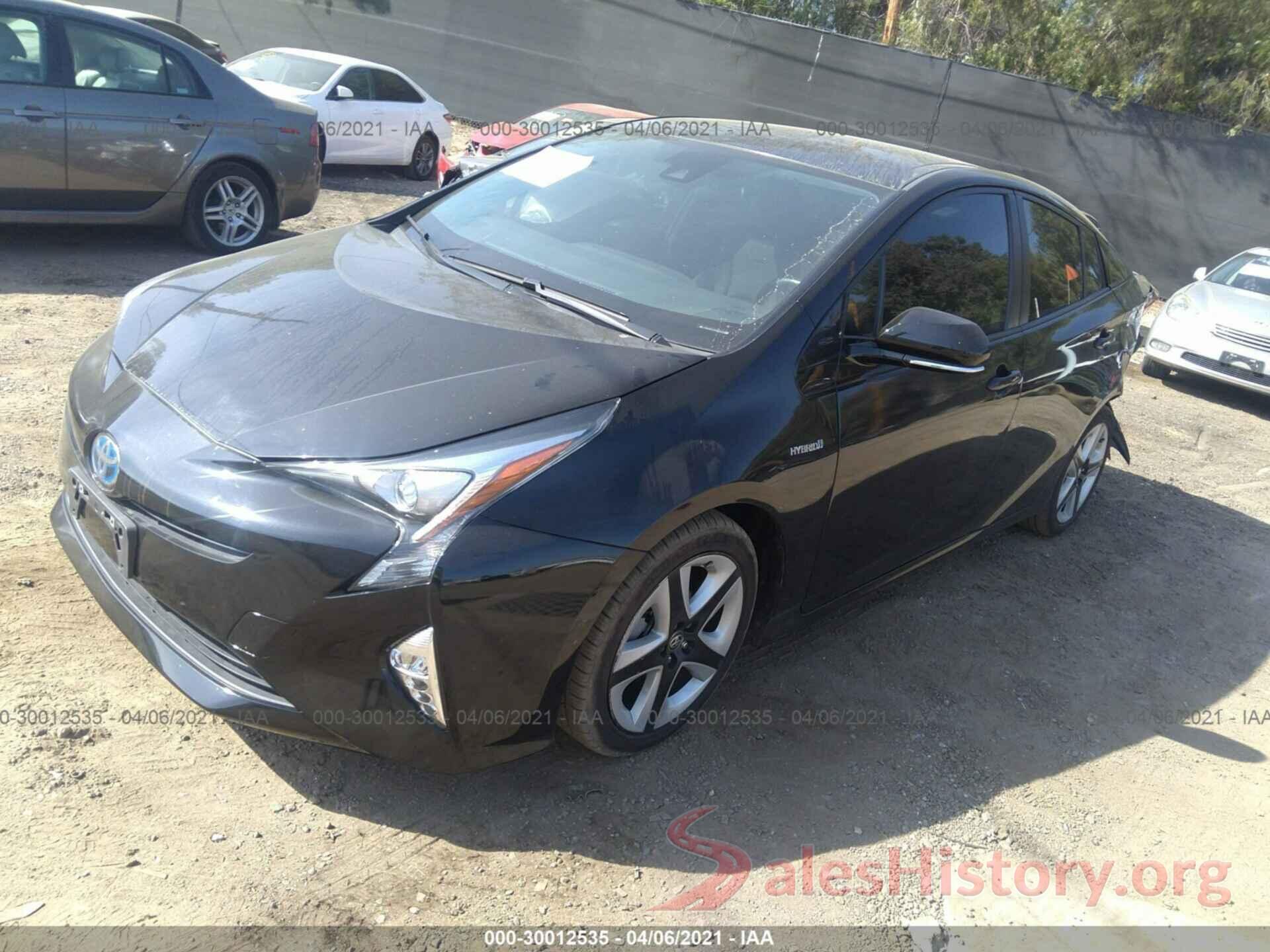 JTDKARFU7G3020470 2016 TOYOTA PRIUS