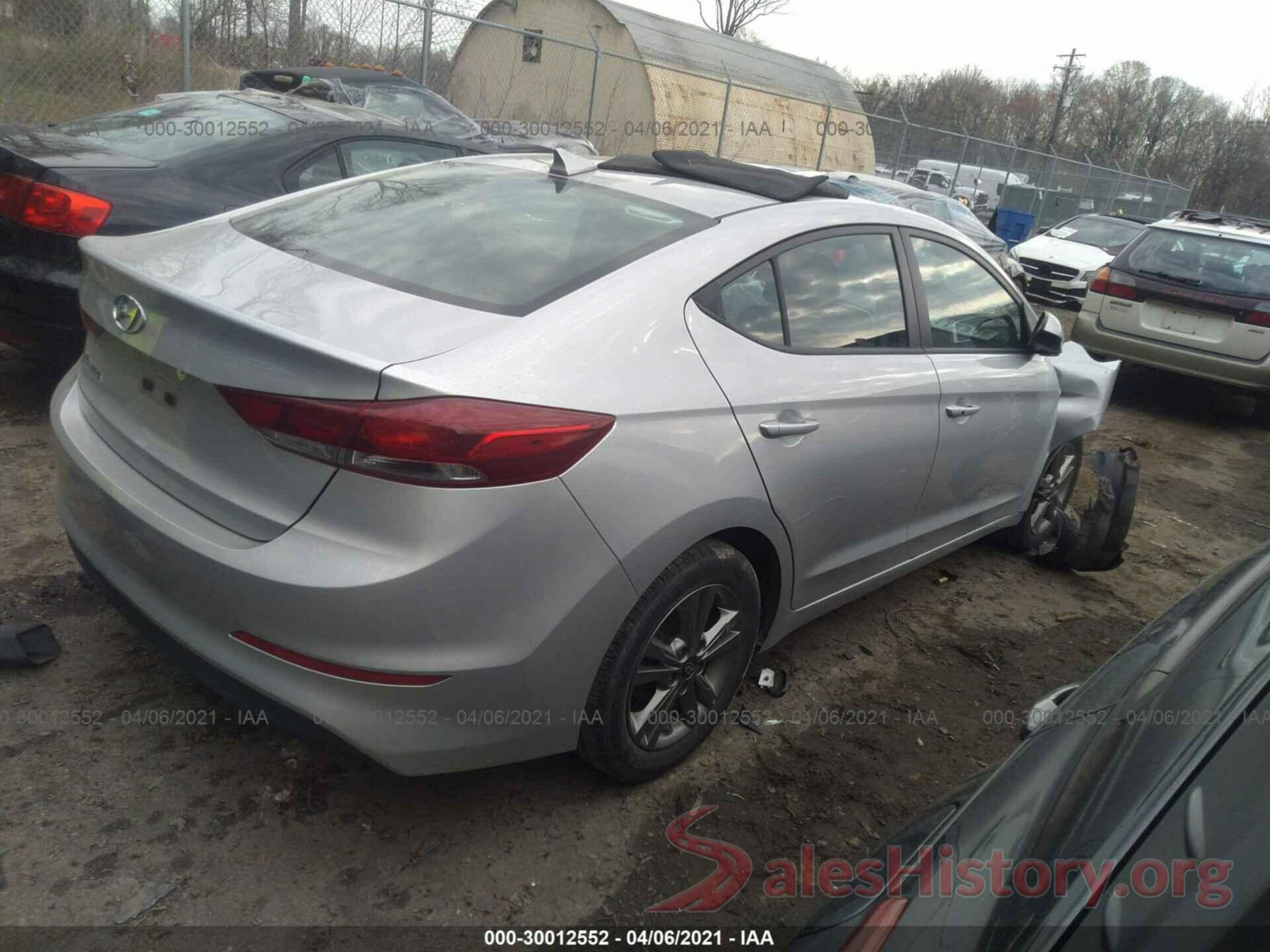 5NPD84LFXJH342870 2018 HYUNDAI ELANTRA