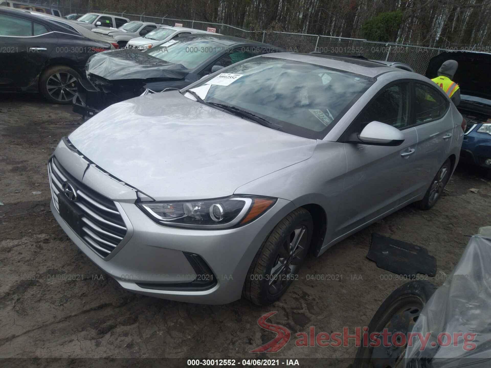 5NPD84LFXJH342870 2018 HYUNDAI ELANTRA