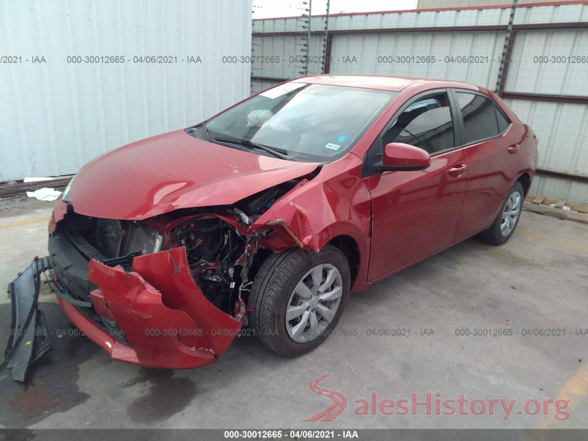 5YFBURHE7GP561250 2016 TOYOTA COROLLA