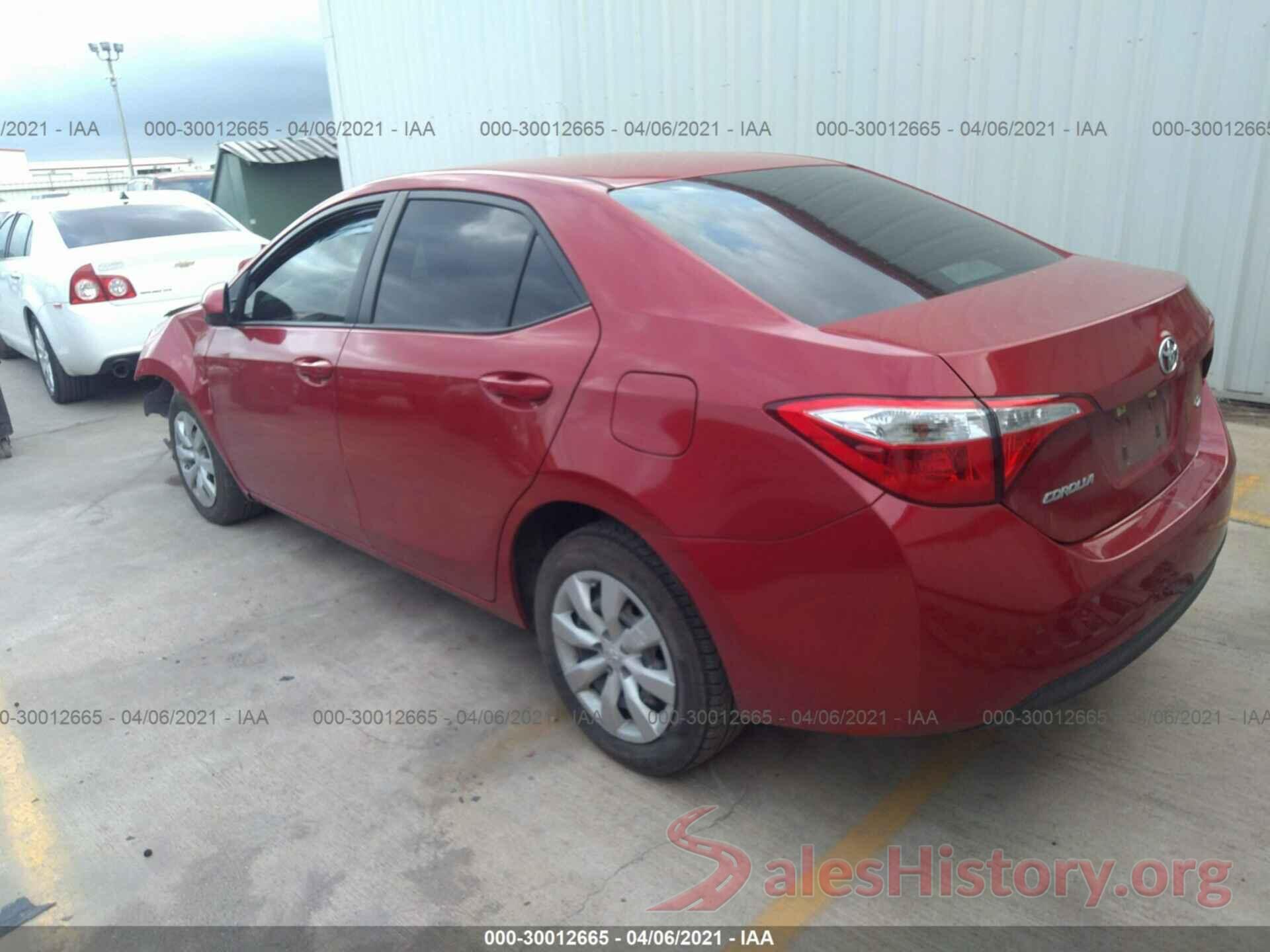 5YFBURHE7GP561250 2016 TOYOTA COROLLA