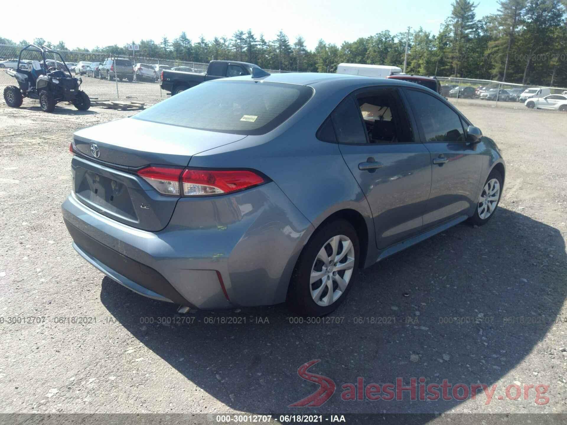 JTDEPRAE5LJ091278 2020 TOYOTA COROLLA