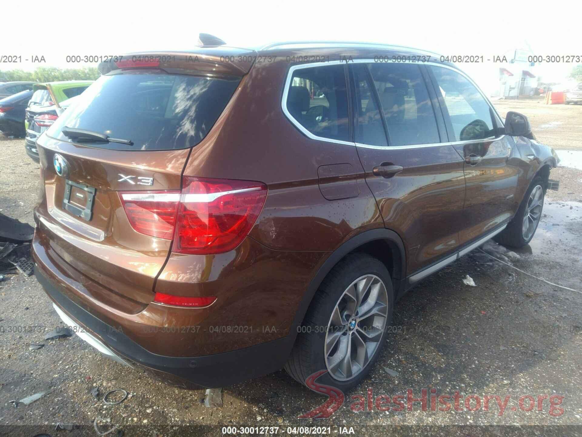 5UXWX9C52H0T11988 2017 BMW X3