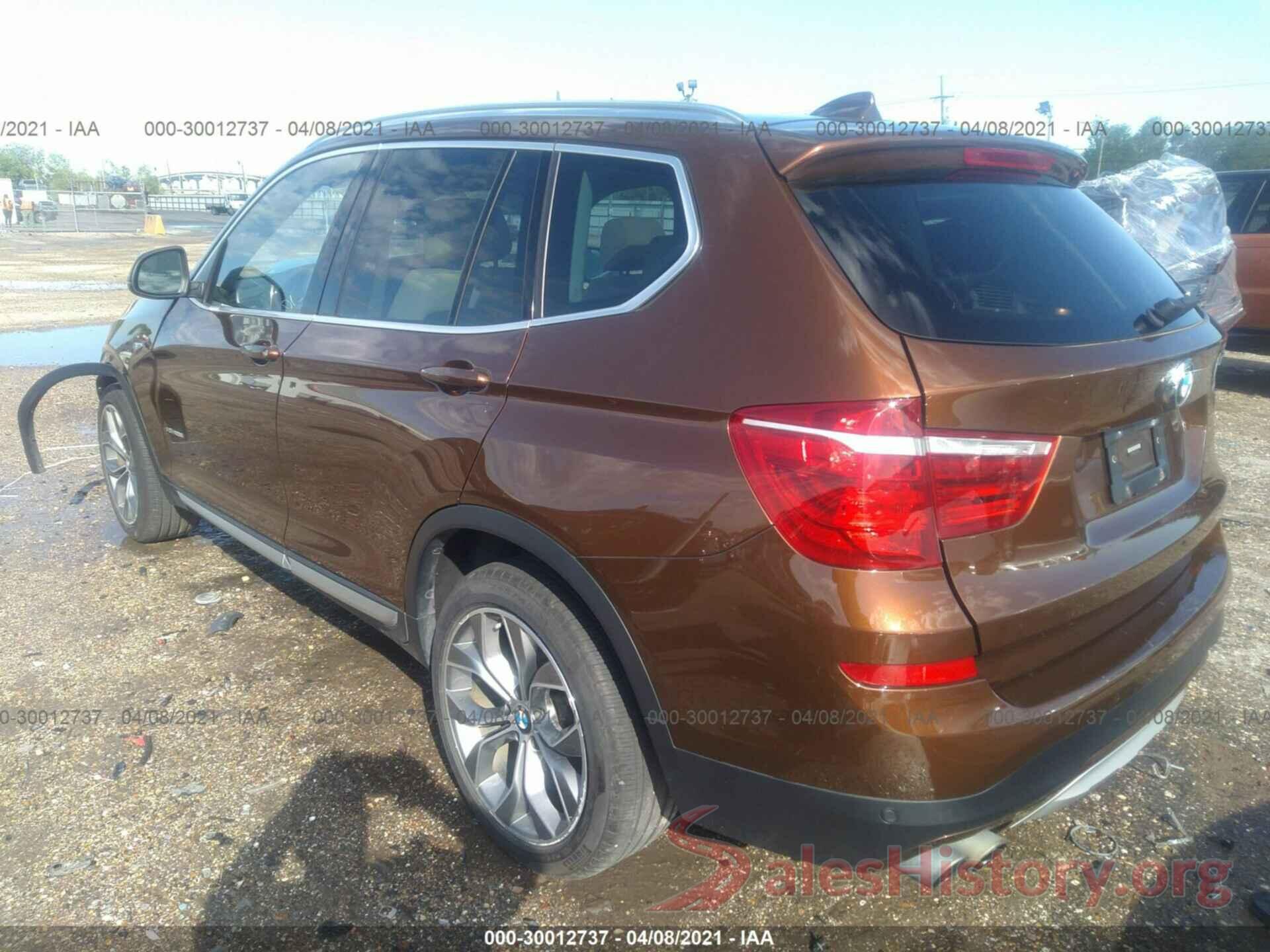 5UXWX9C52H0T11988 2017 BMW X3