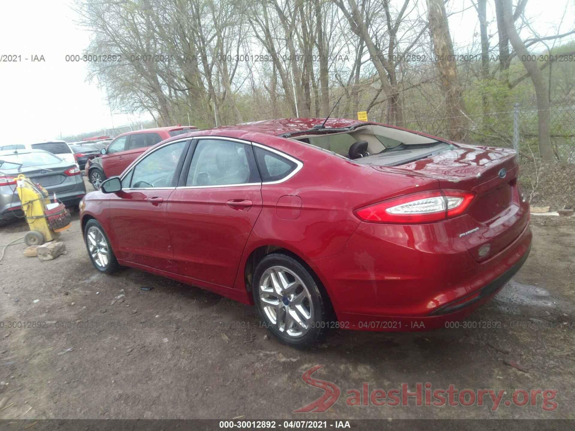 3FA6P0HD6GR380913 2016 FORD FUSION