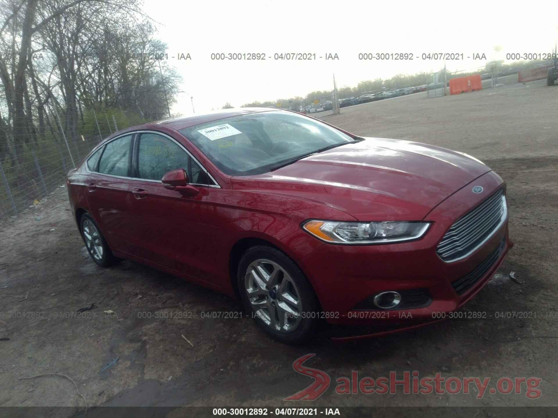 3FA6P0HD6GR380913 2016 FORD FUSION