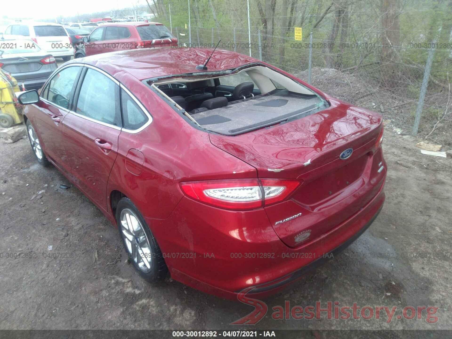 3FA6P0HD6GR380913 2016 FORD FUSION