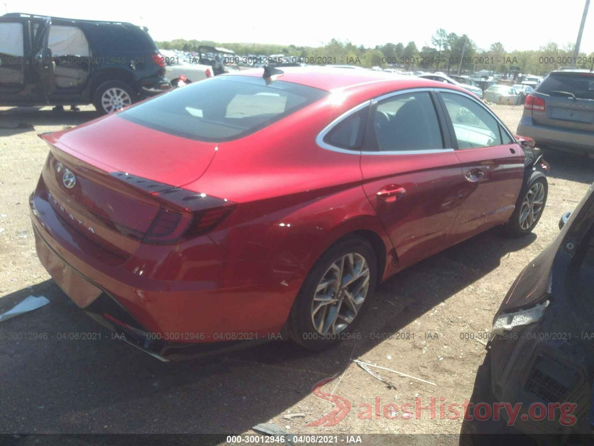 5NPEL4JA9LH052262 2020 HYUNDAI SONATA