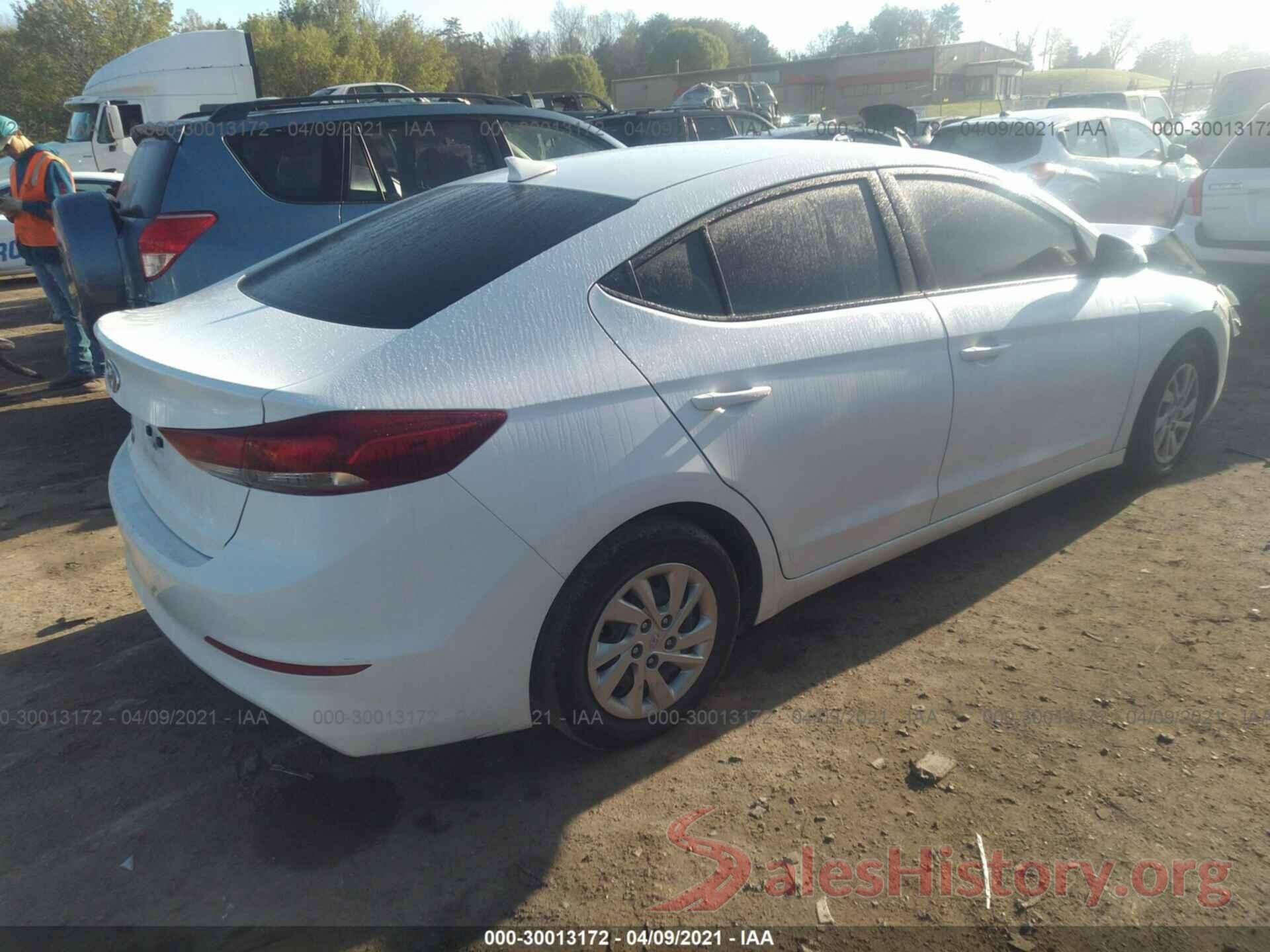 5NPD74LF4HH206148 2017 HYUNDAI ELANTRA