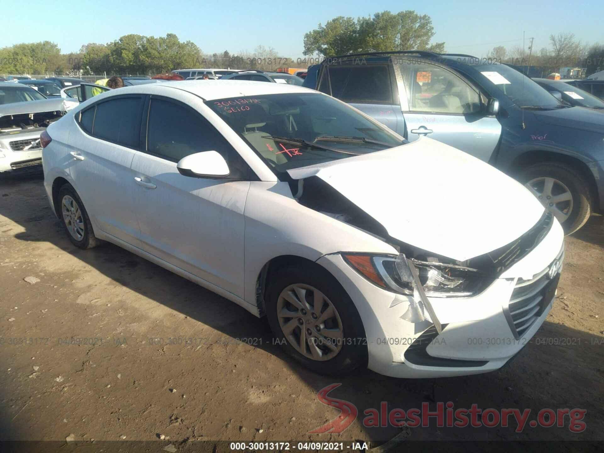 5NPD74LF4HH206148 2017 HYUNDAI ELANTRA