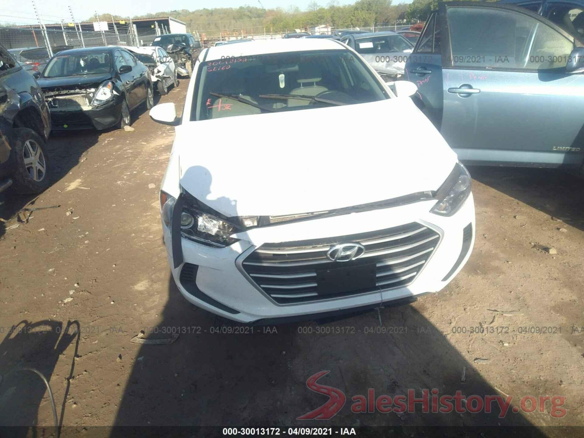 5NPD74LF4HH206148 2017 HYUNDAI ELANTRA