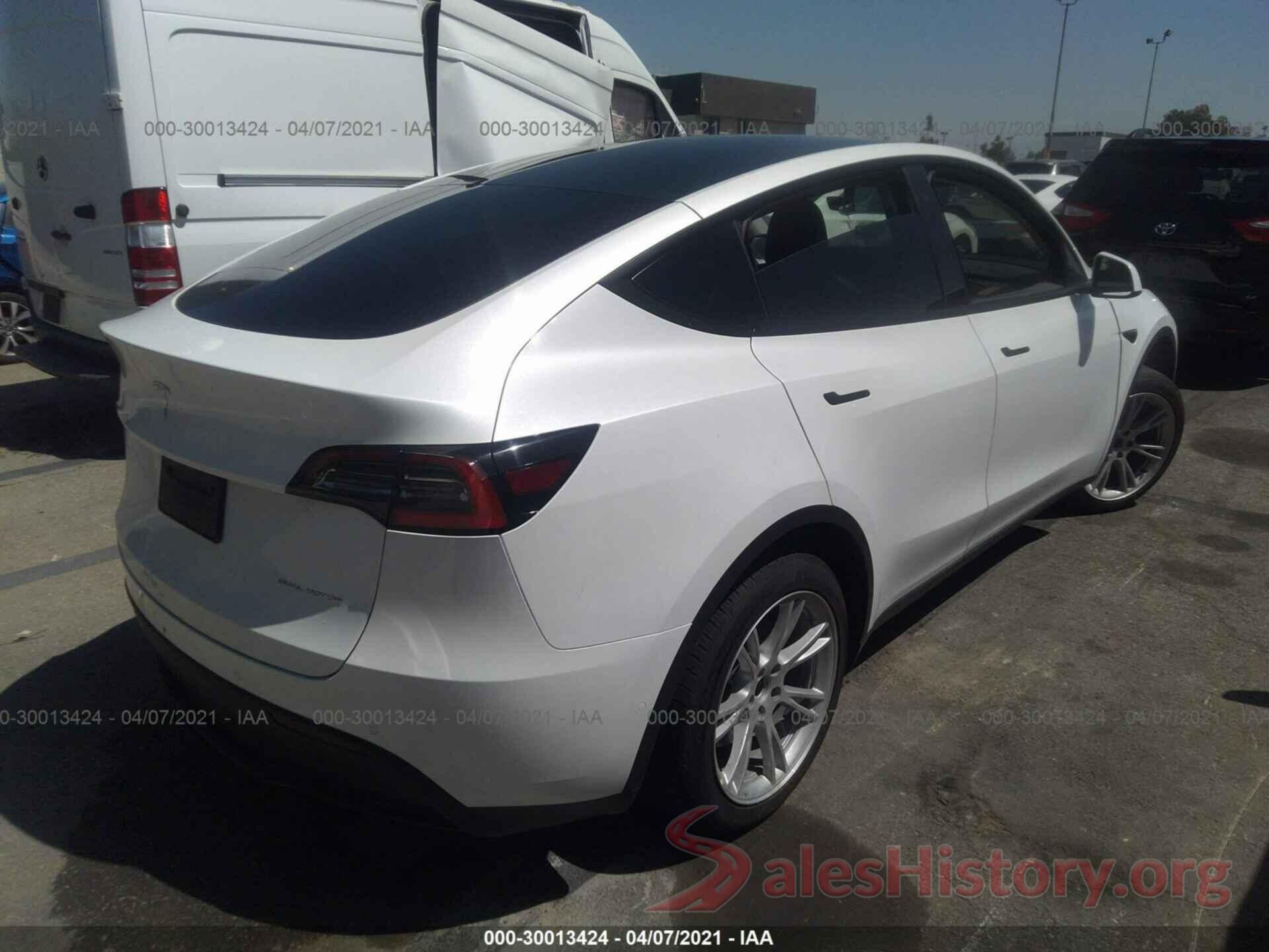 5YJYGDEE3MF066432 2021 TESLA MODEL Y