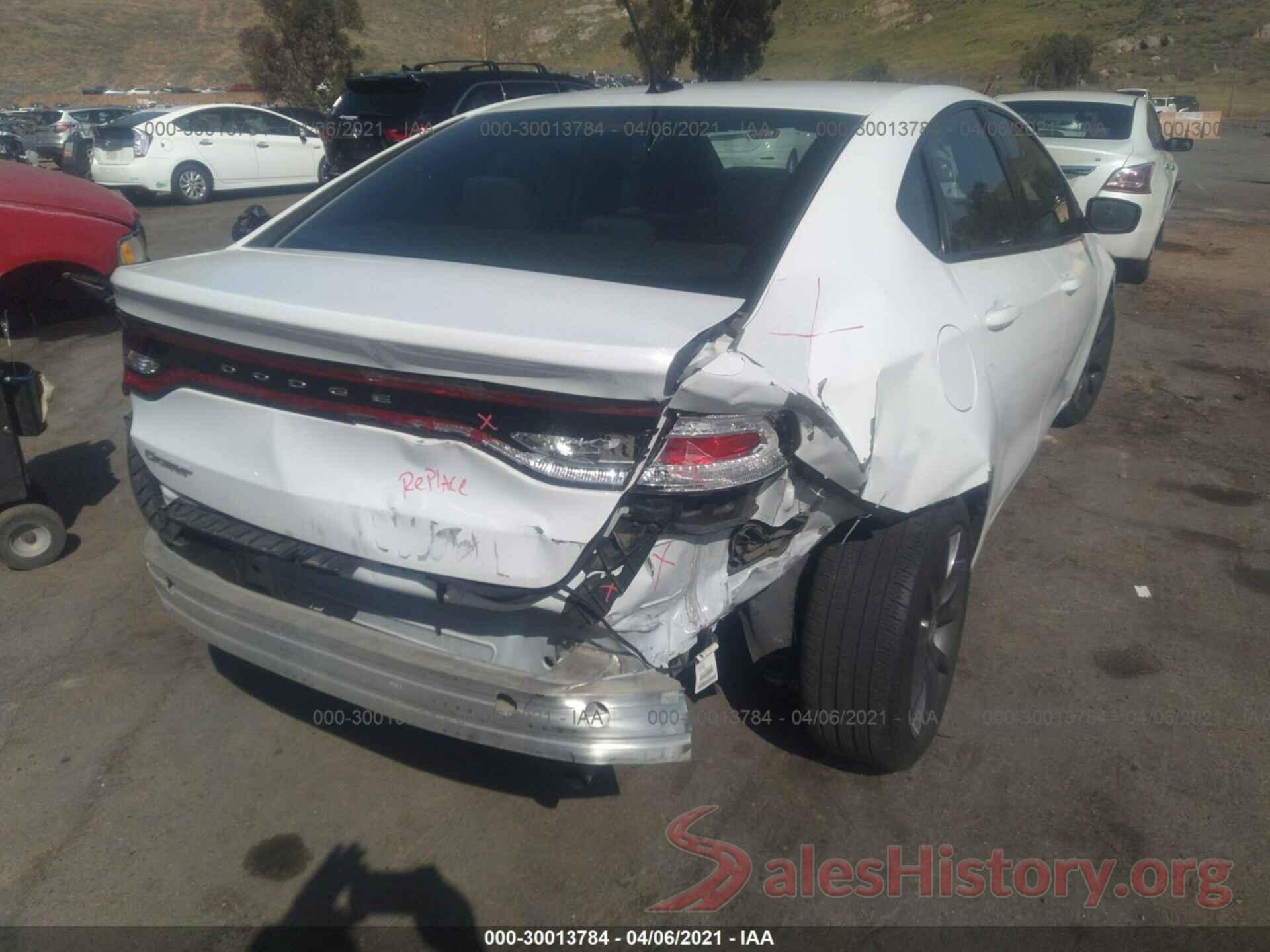 1C3CDFBB4GD739849 2016 DODGE DART