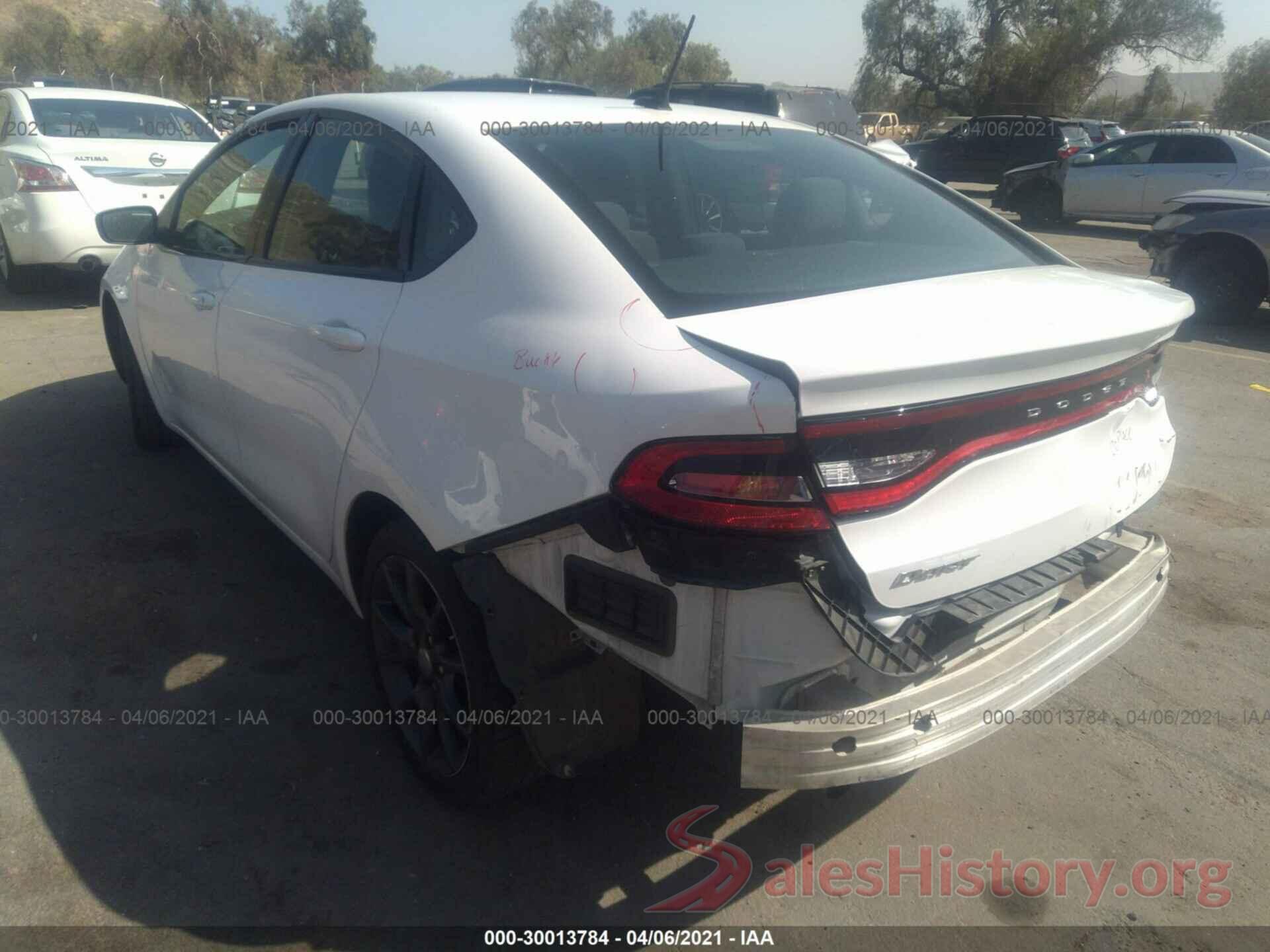 1C3CDFBB4GD739849 2016 DODGE DART