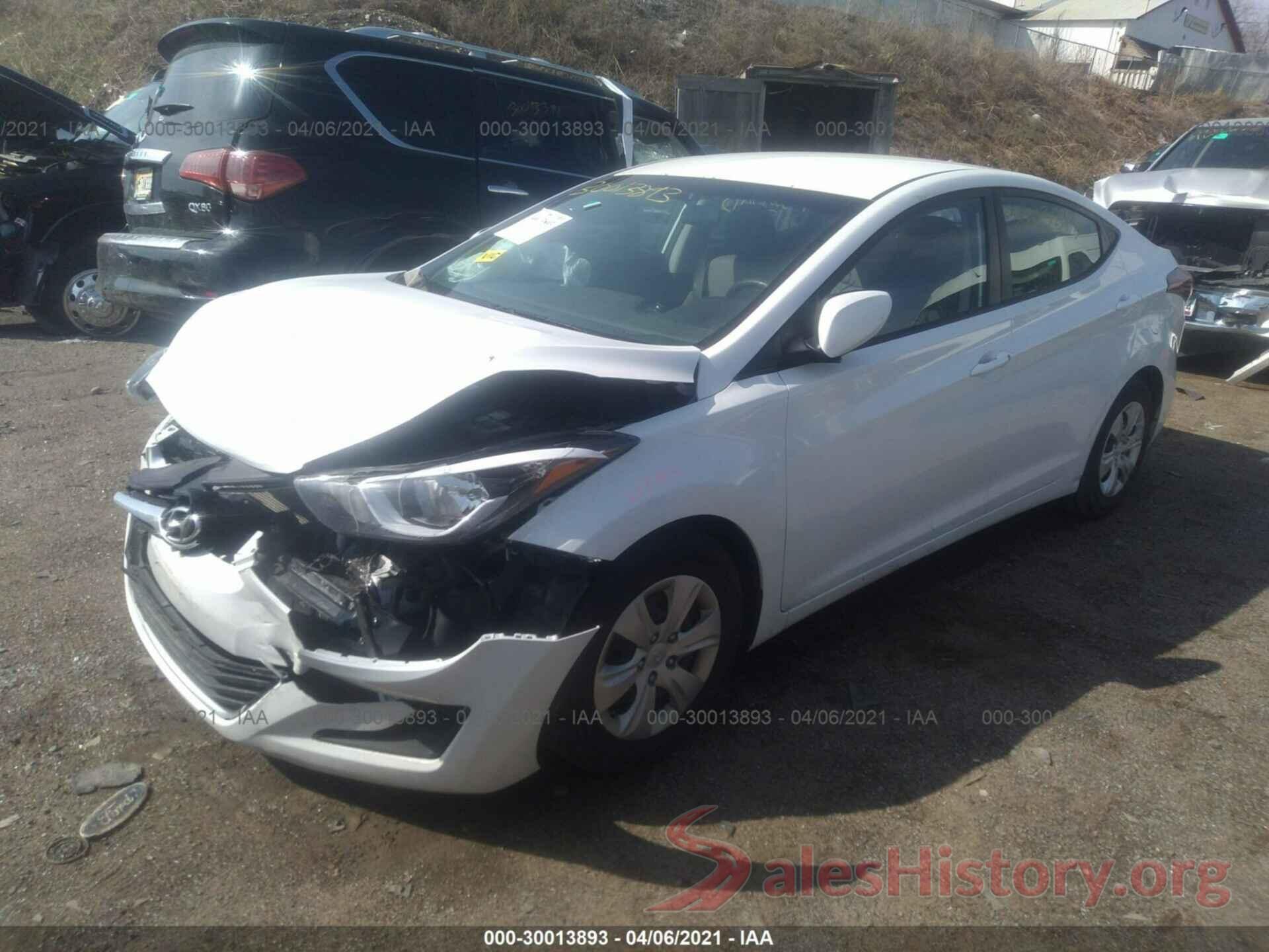 5NPDH4AE2GH676538 2016 HYUNDAI ELANTRA