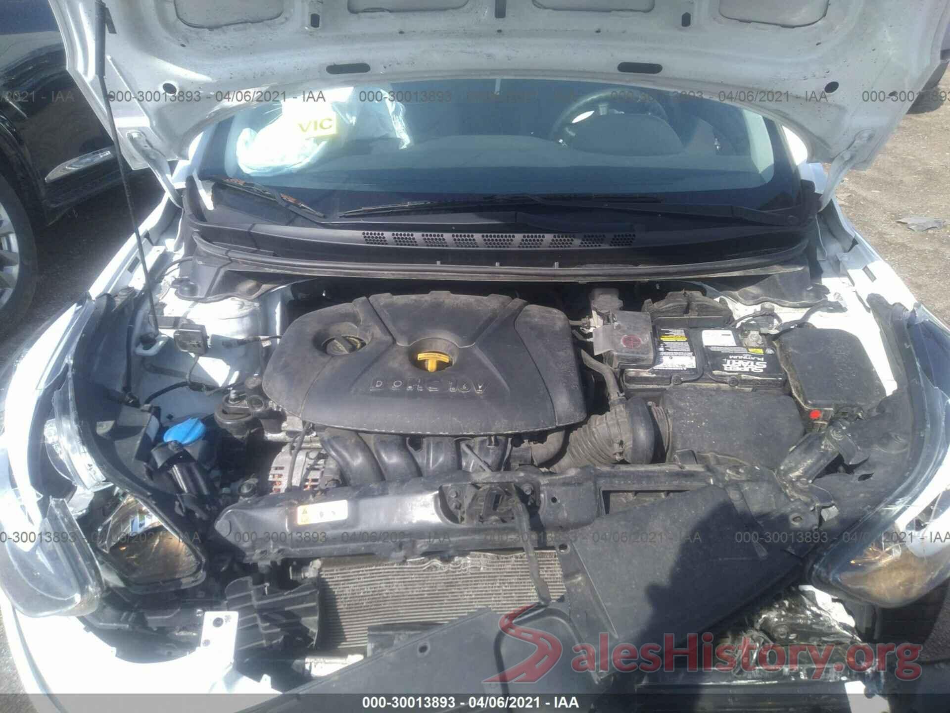 5NPDH4AE2GH676538 2016 HYUNDAI ELANTRA