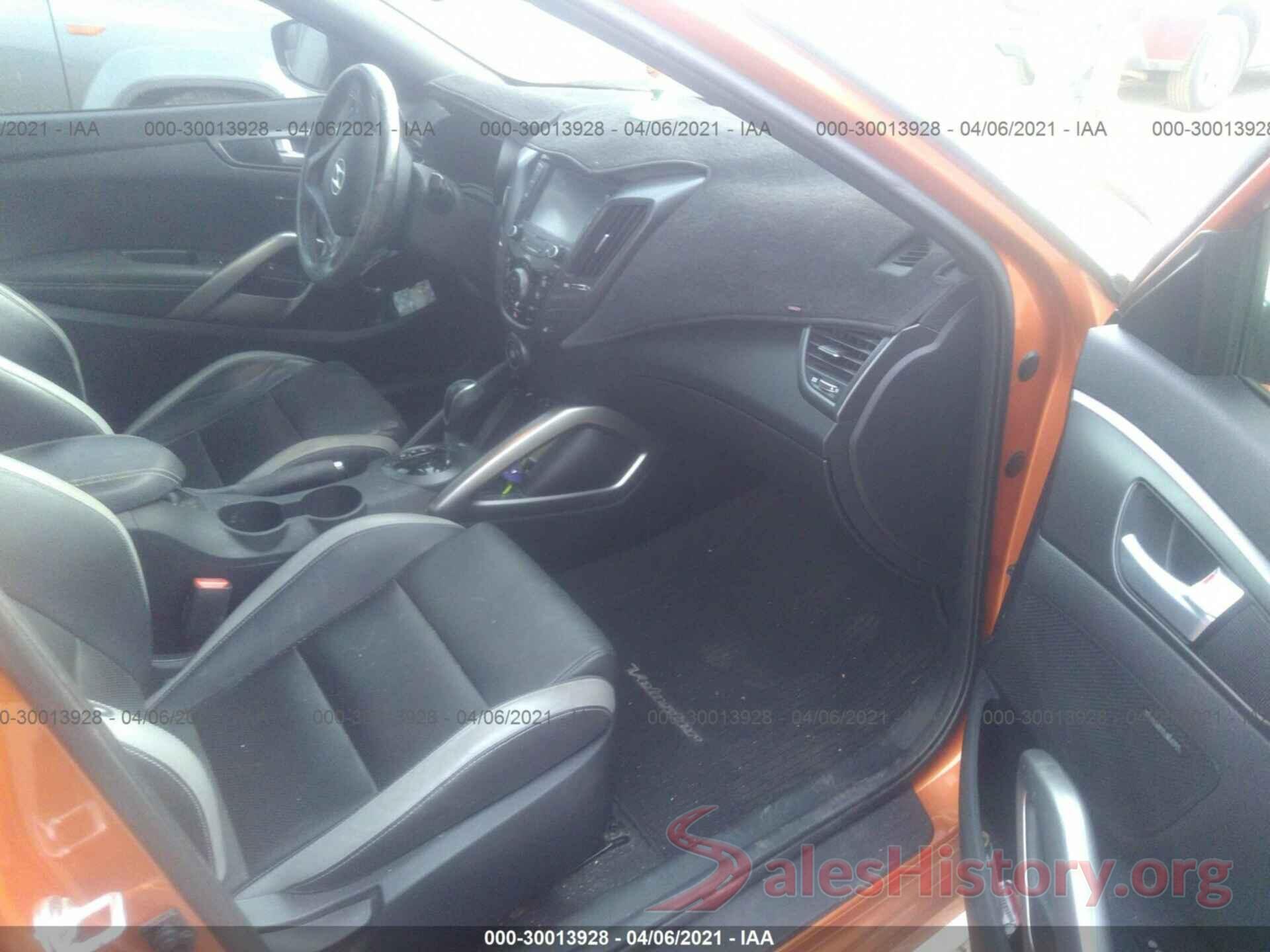 KMHTC6AE8GU257908 2016 HYUNDAI VELOSTER