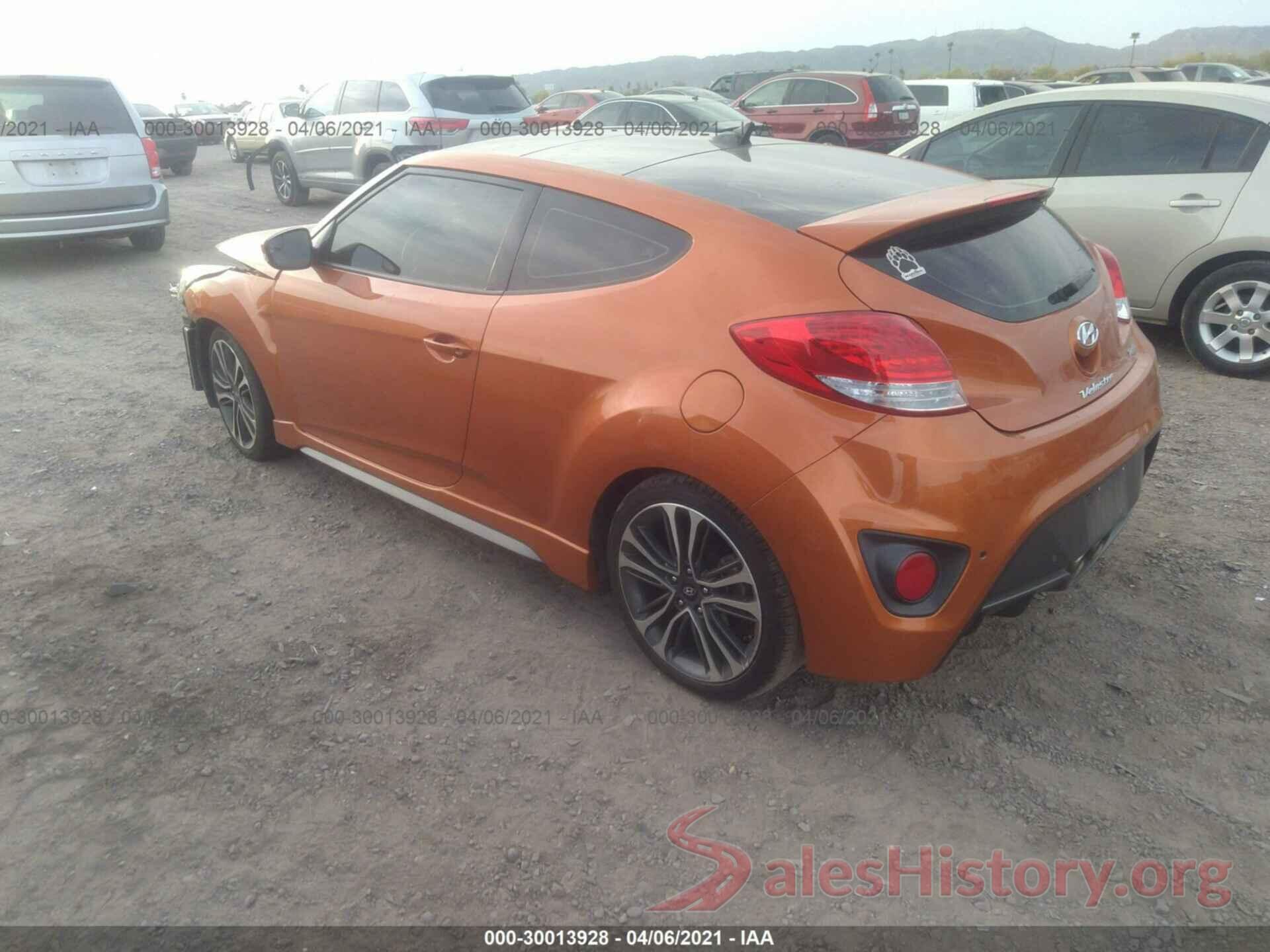 KMHTC6AE8GU257908 2016 HYUNDAI VELOSTER