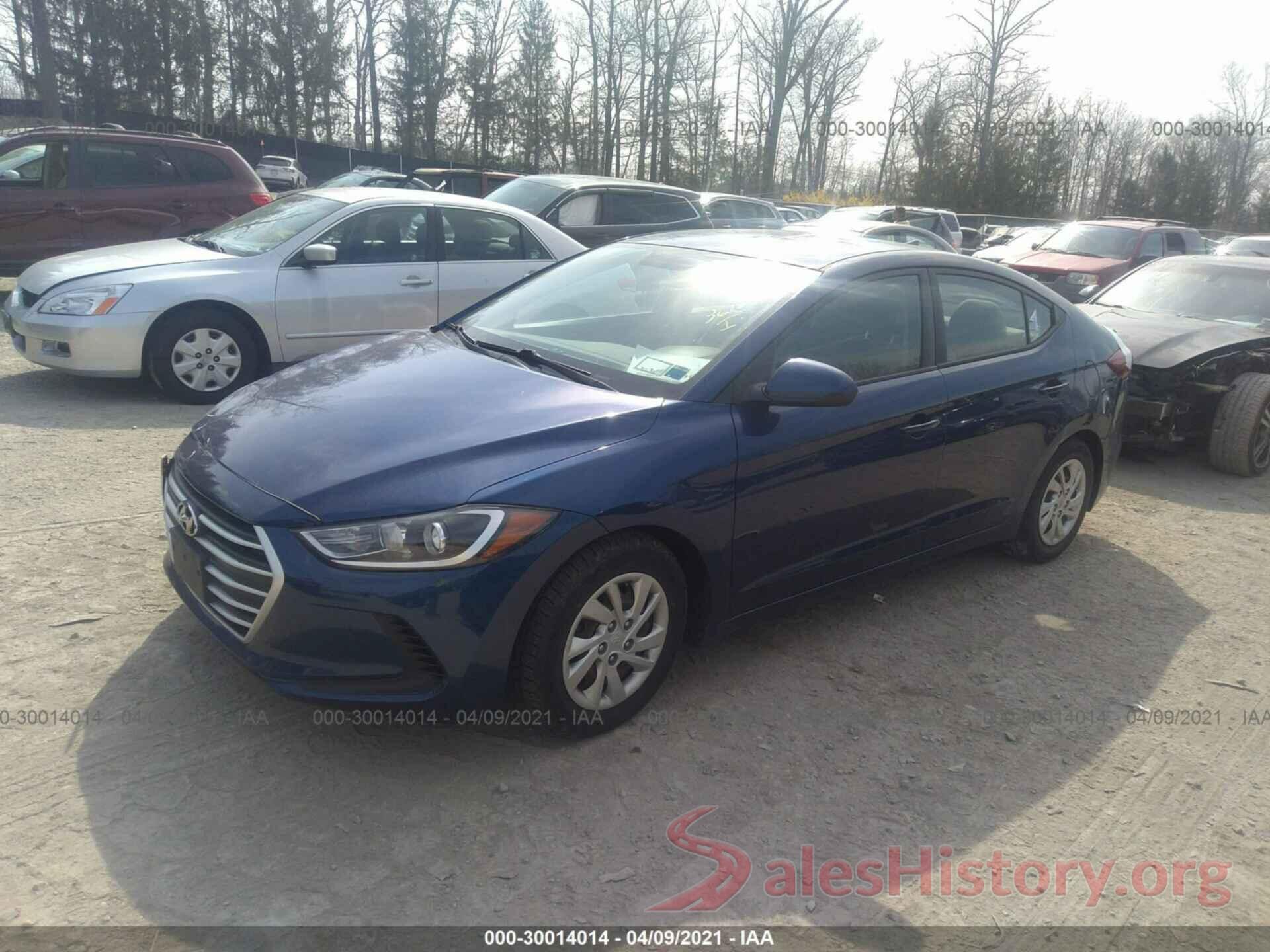 5NPD74LF5HH202092 2017 HYUNDAI ELANTRA