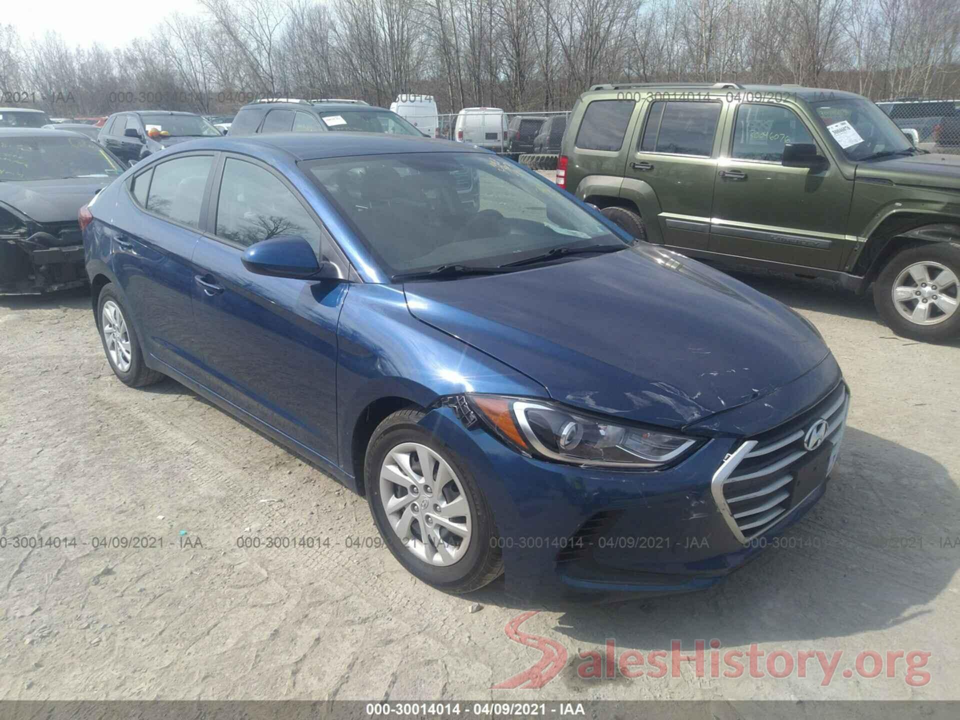 5NPD74LF5HH202092 2017 HYUNDAI ELANTRA