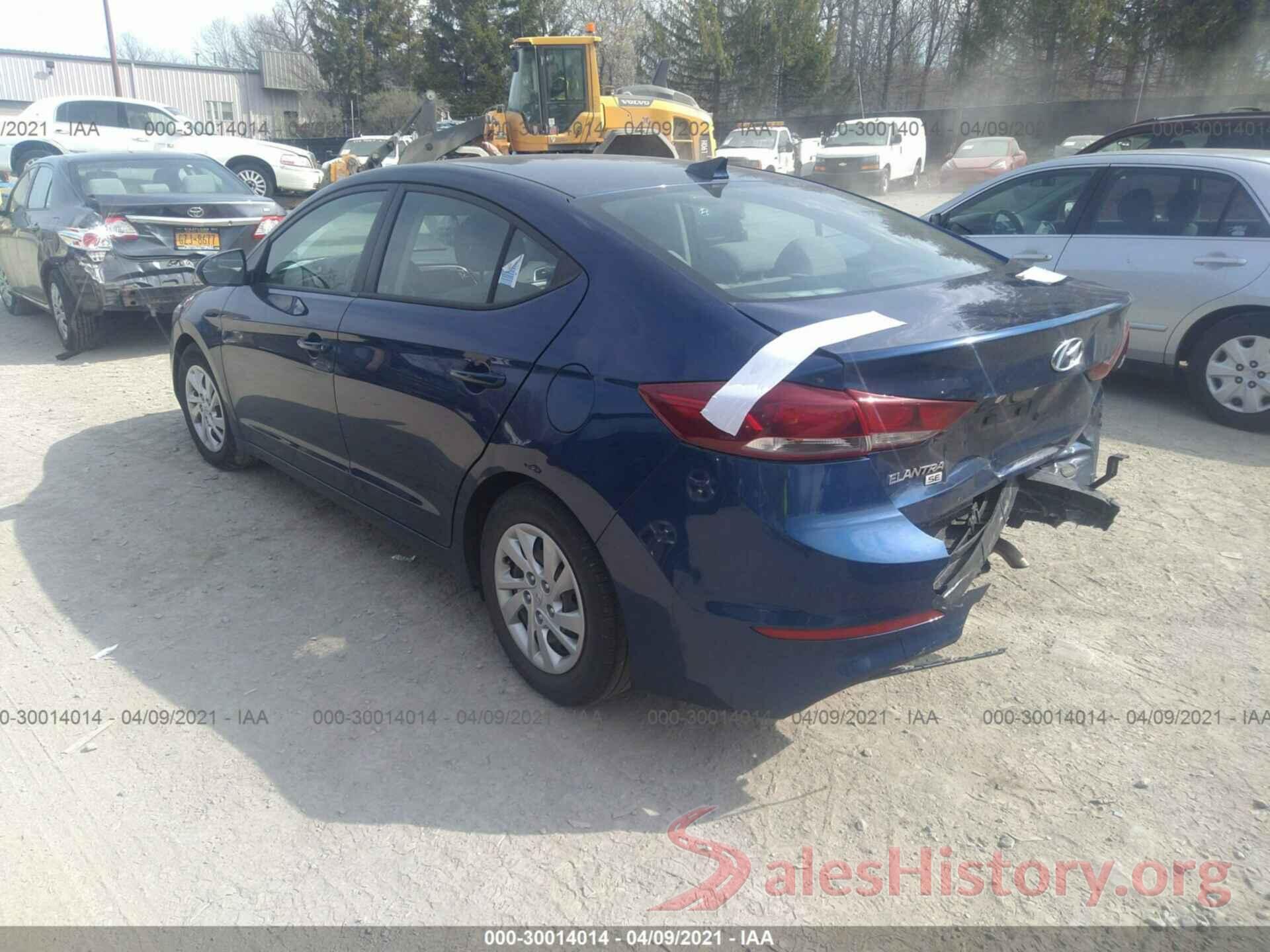 5NPD74LF5HH202092 2017 HYUNDAI ELANTRA