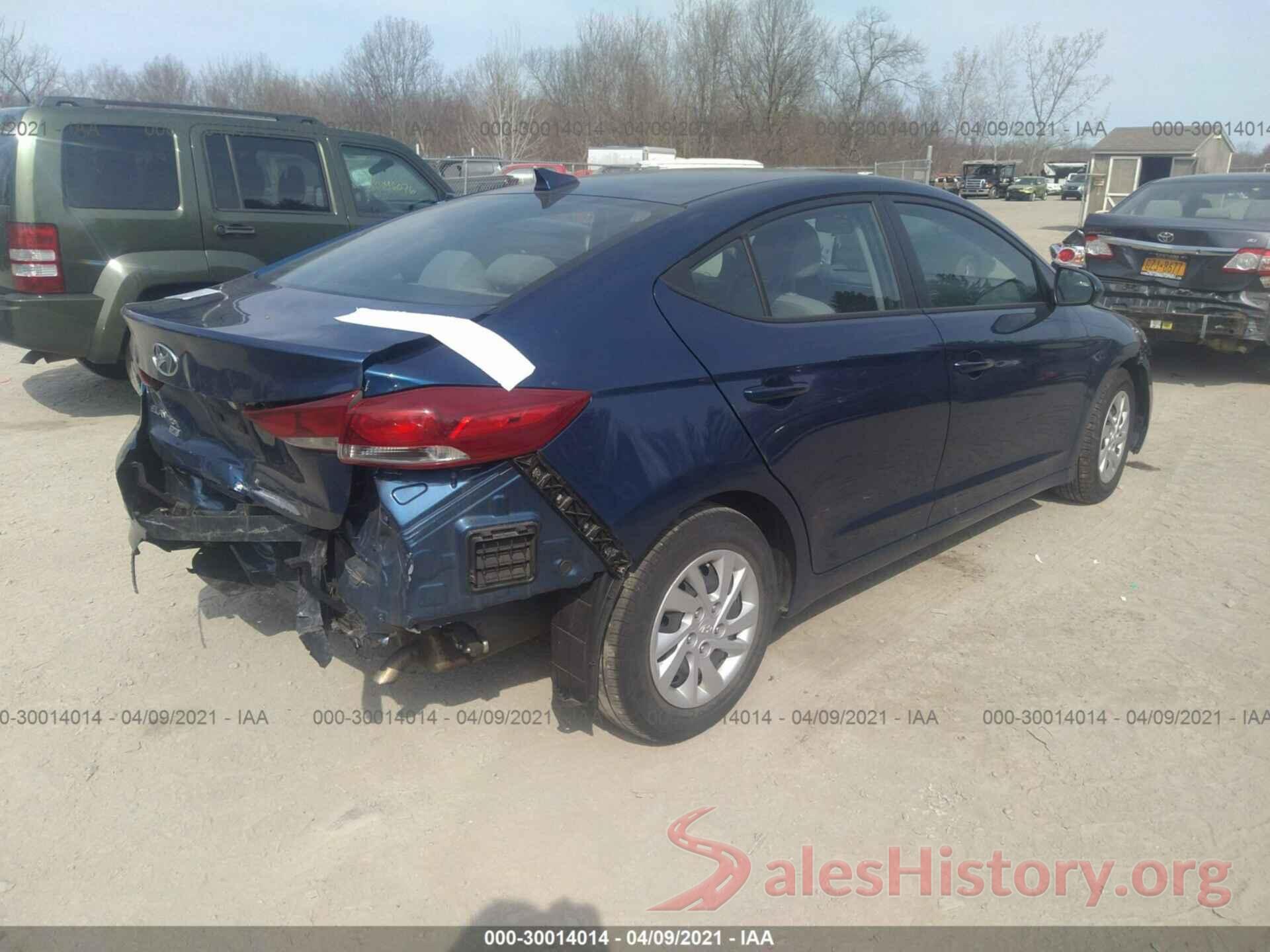 5NPD74LF5HH202092 2017 HYUNDAI ELANTRA